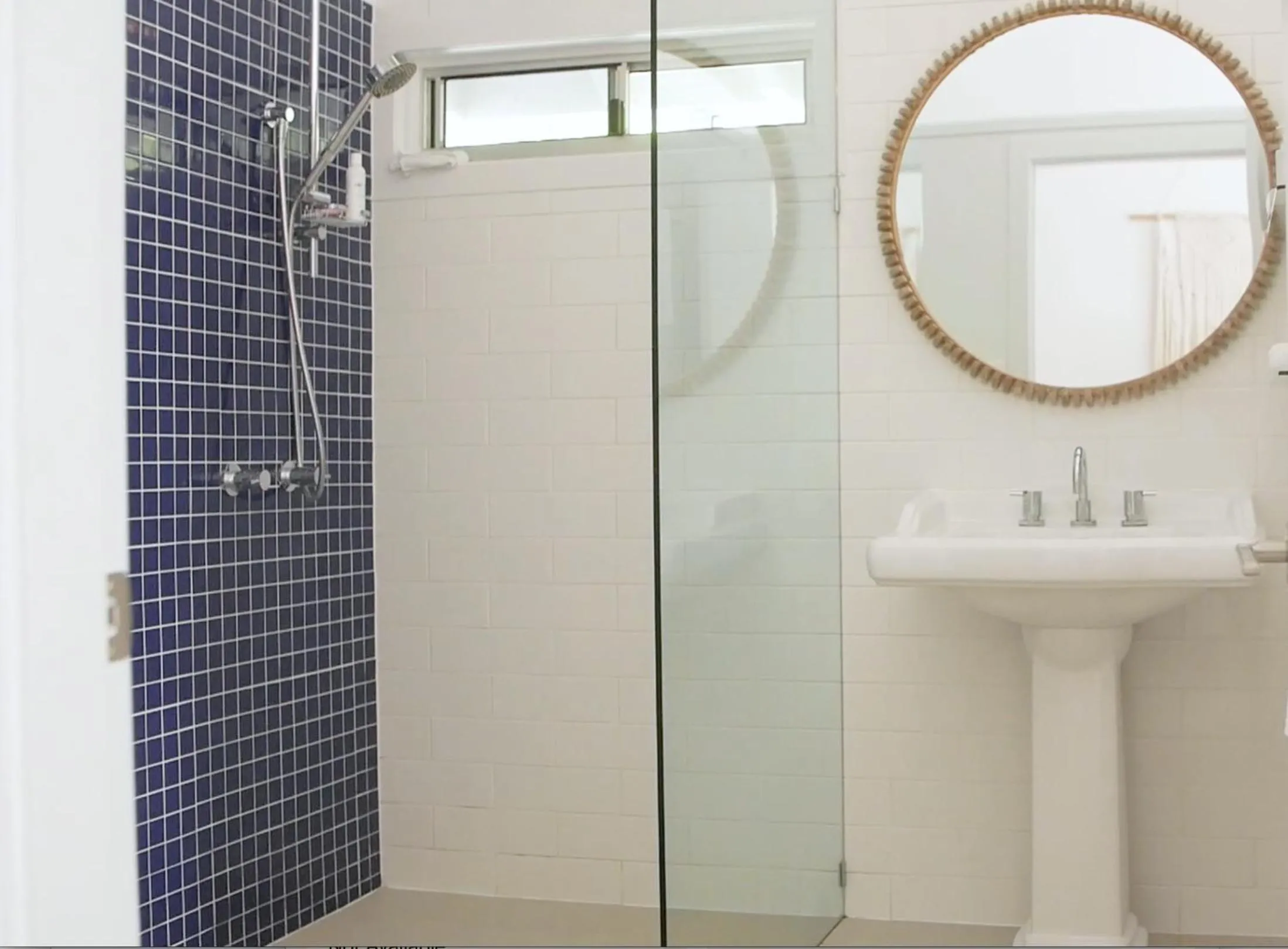 Shower in Elysian Luxury Eco Island Retreat