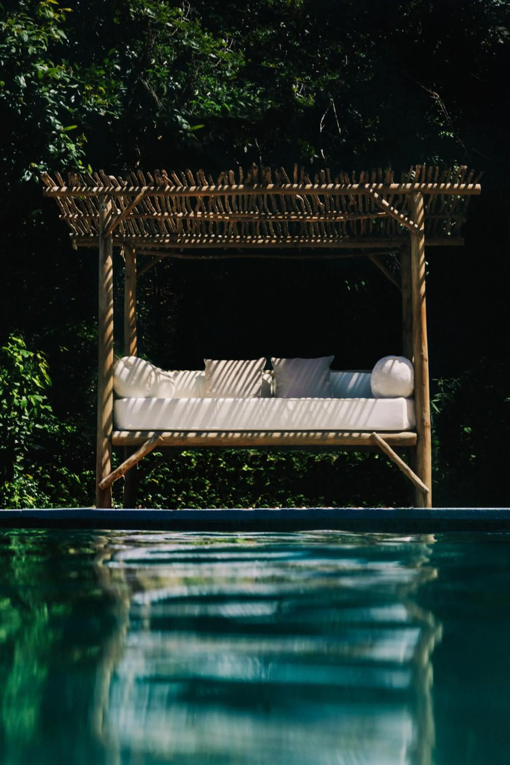Patio in Elysian Luxury Eco Island Retreat