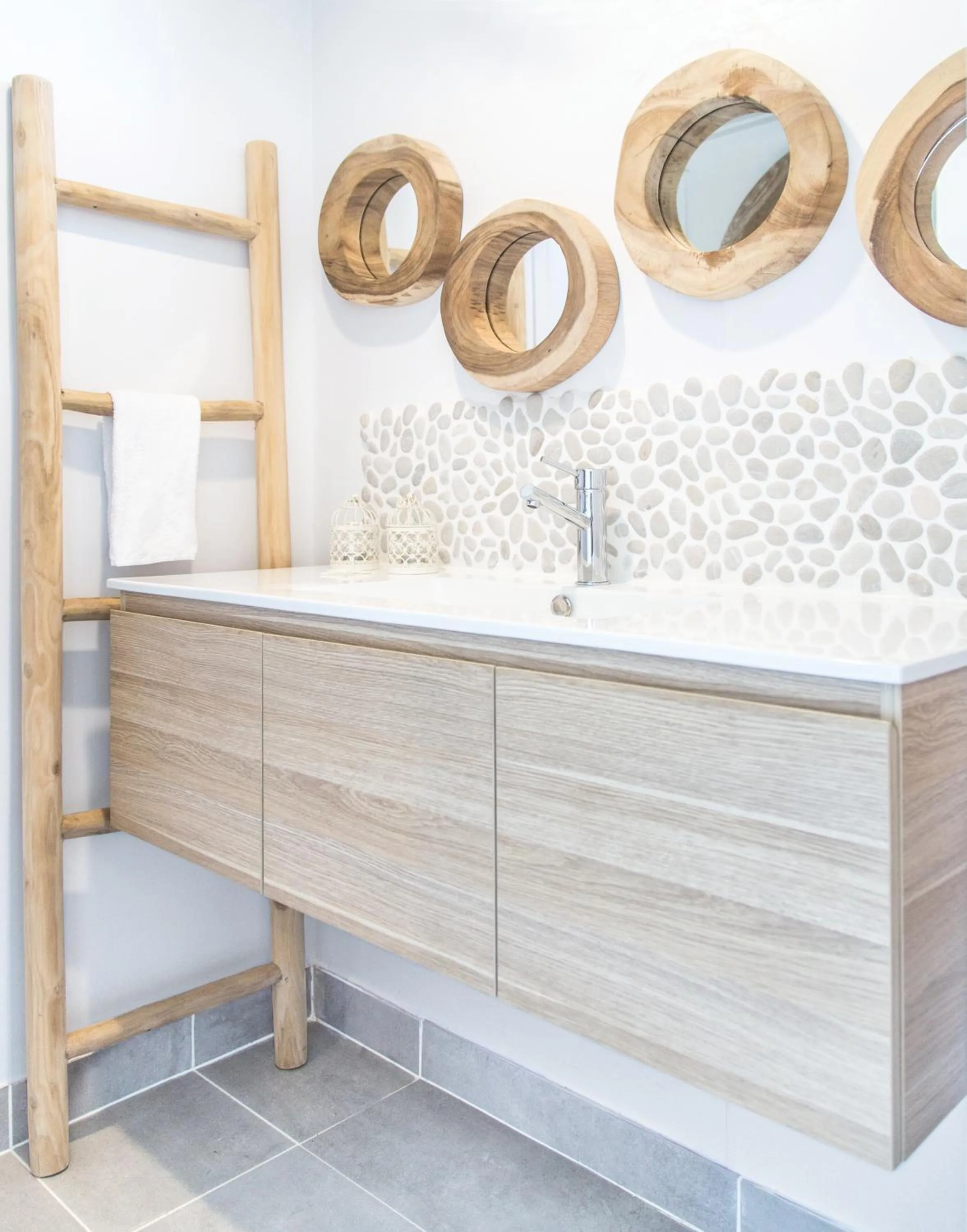 Bathroom in Elysian Luxury Eco Island Retreat