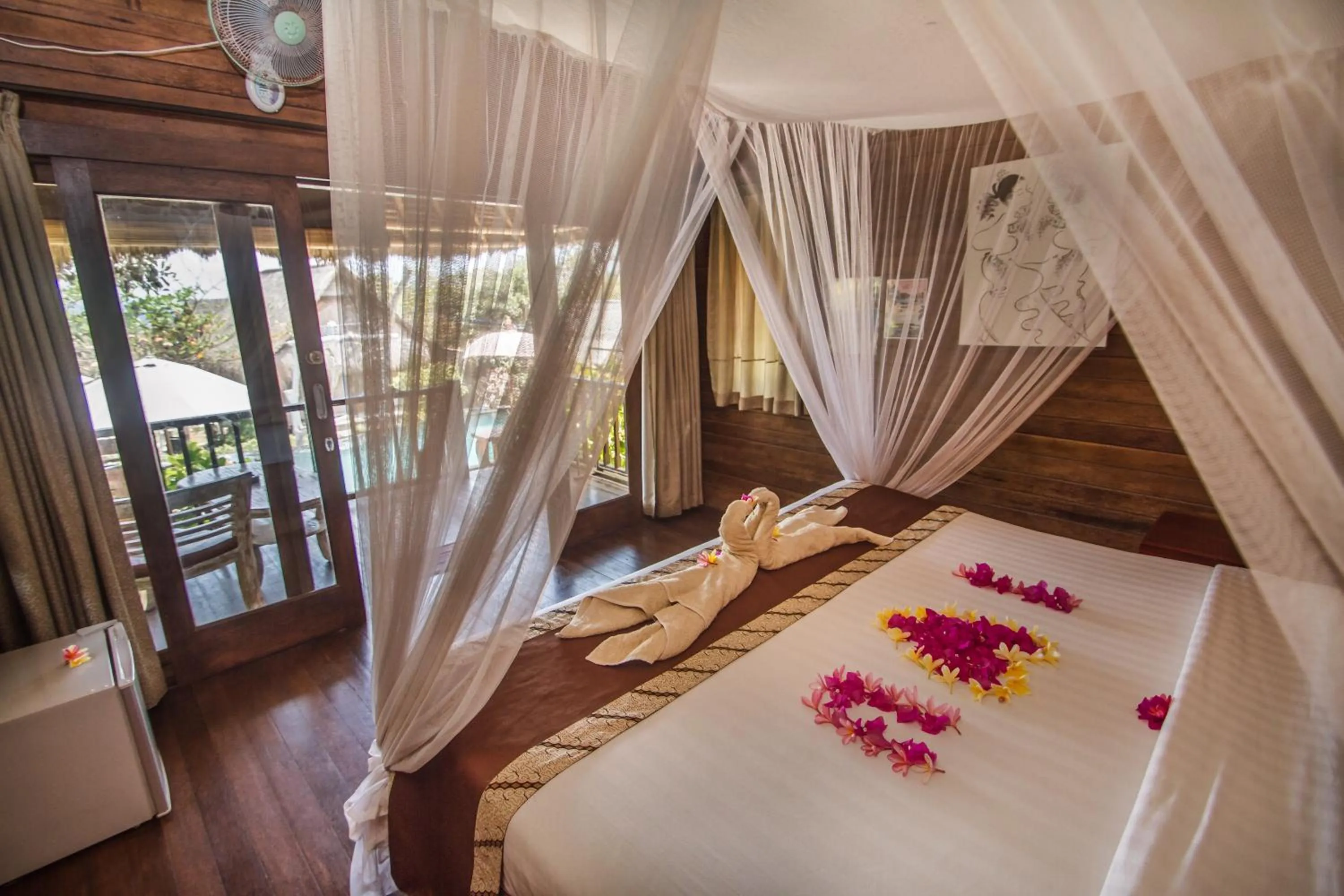 Bed in The Dafish Ceningan