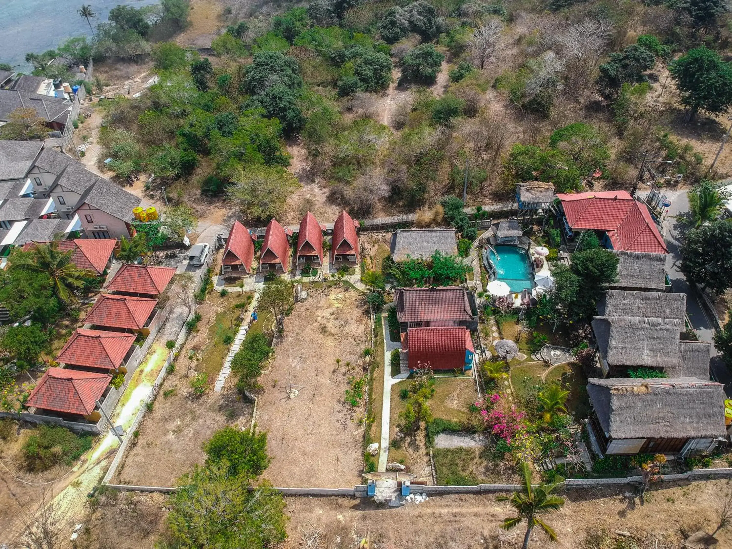 Bird's eye view in The Dafish Ceningan Bird's eye view in The Dafish Ceningan