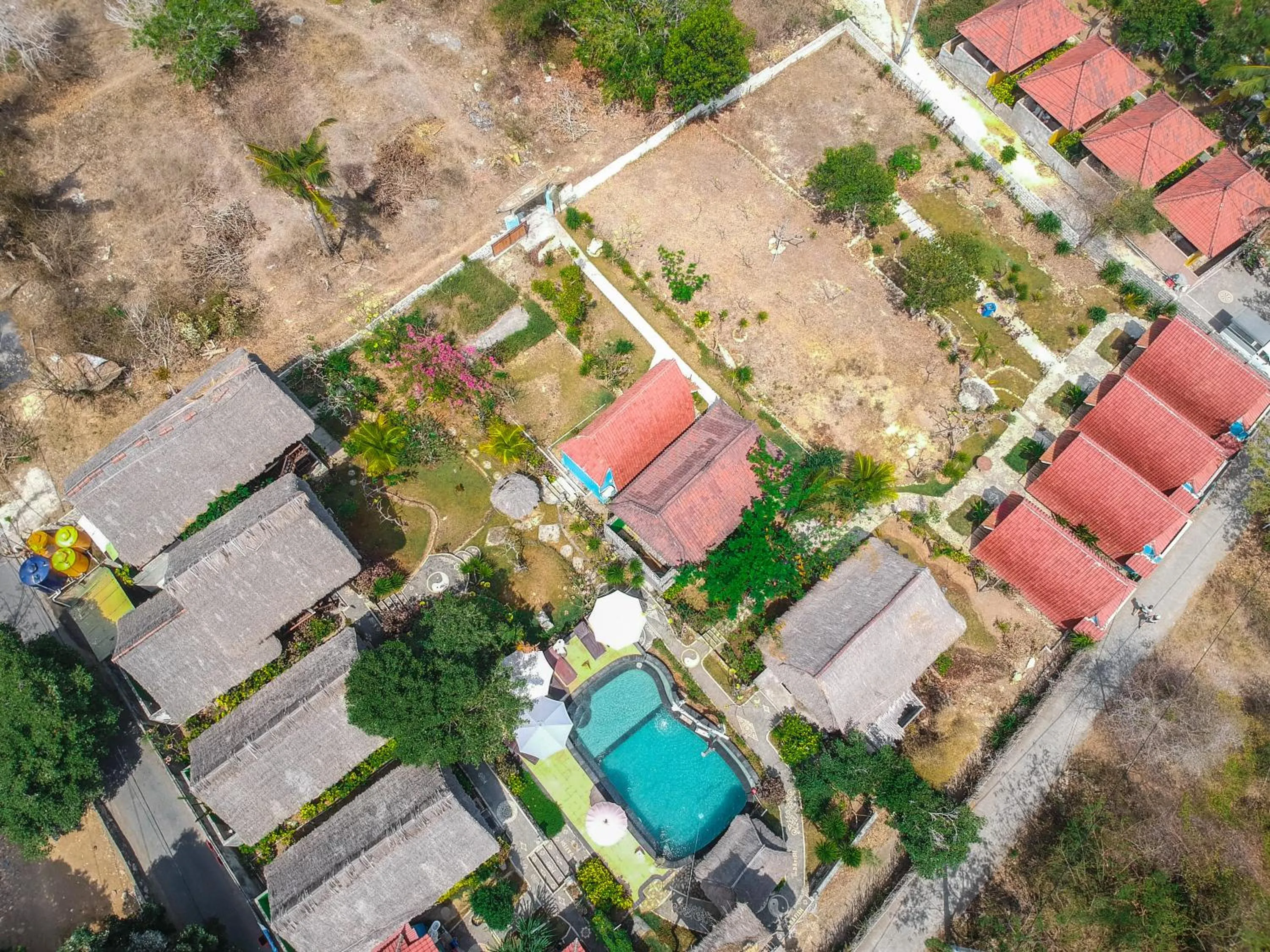 Bird's eye view in The Dafish Ceningan