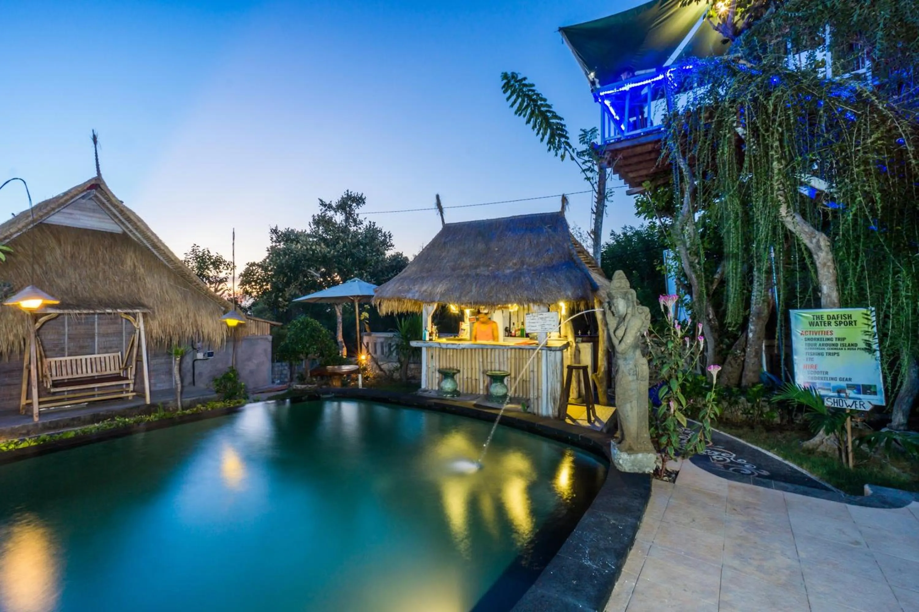 Lounge or bar in The Dafish Ceningan