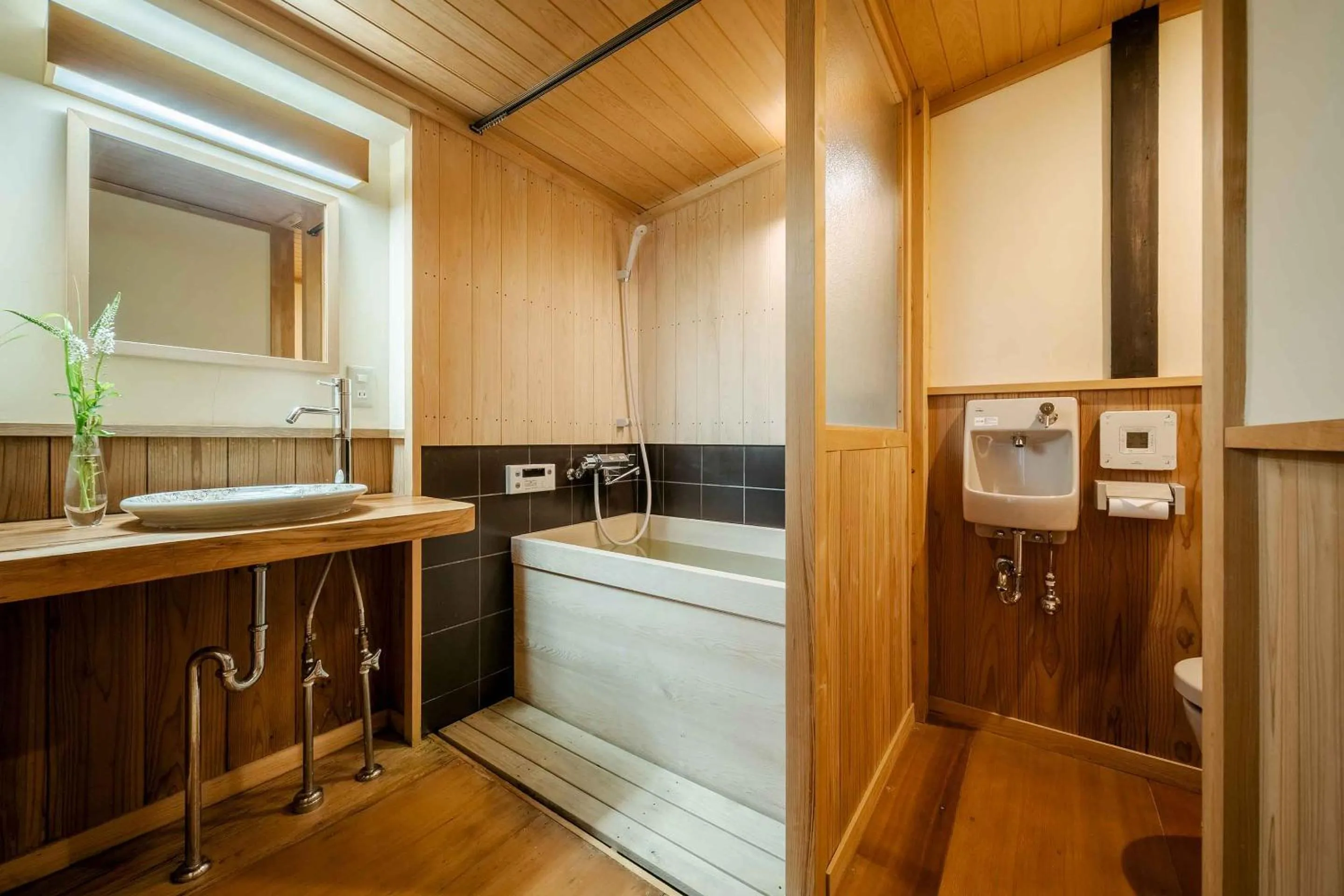 Bathroom in Gion Koyu an Machiya House
