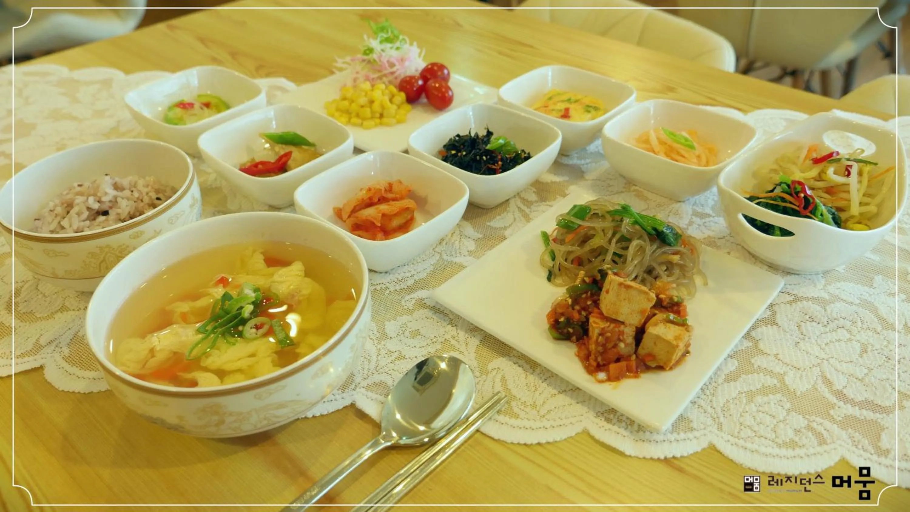 Asian breakfast in Residence Mumum Hotel
