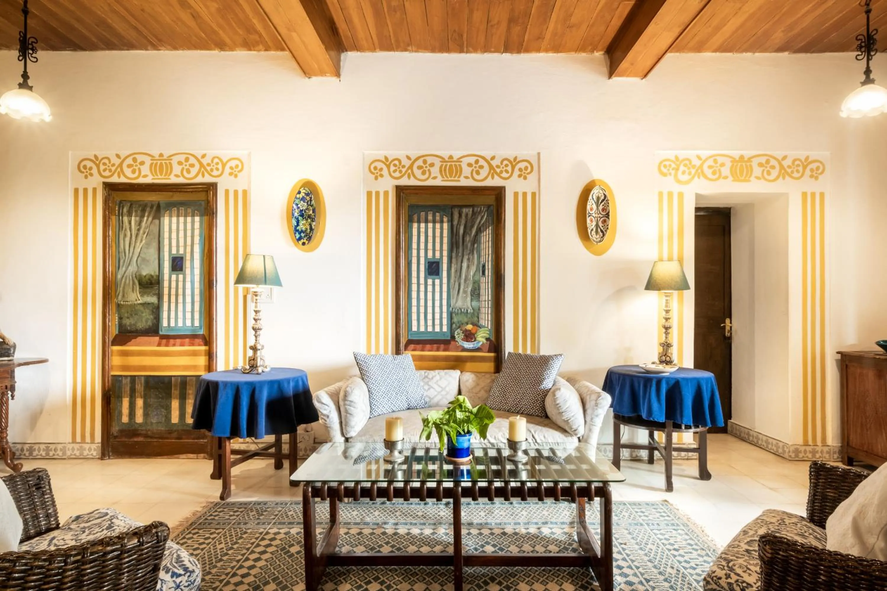 Seating area in Casa Britona