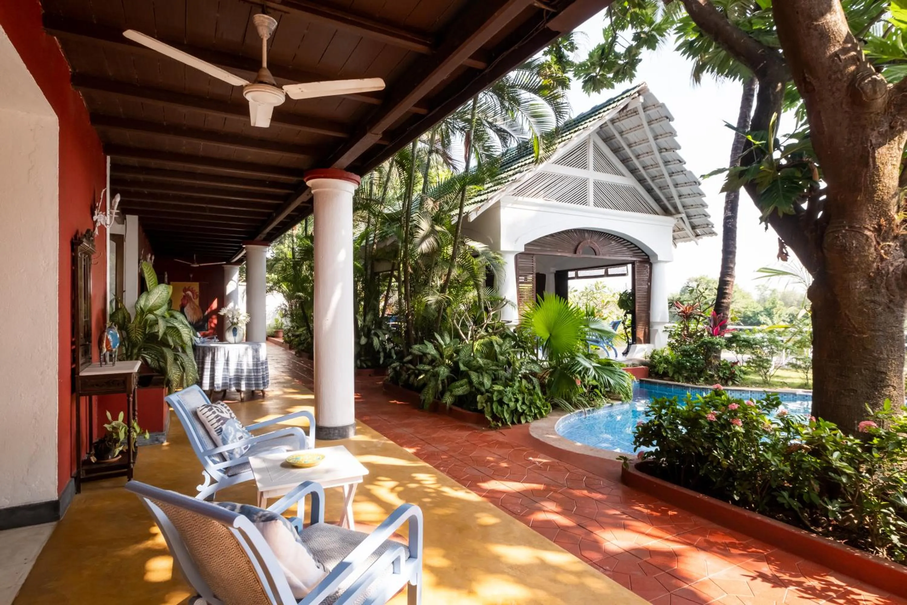 Garden view in Casa Britona