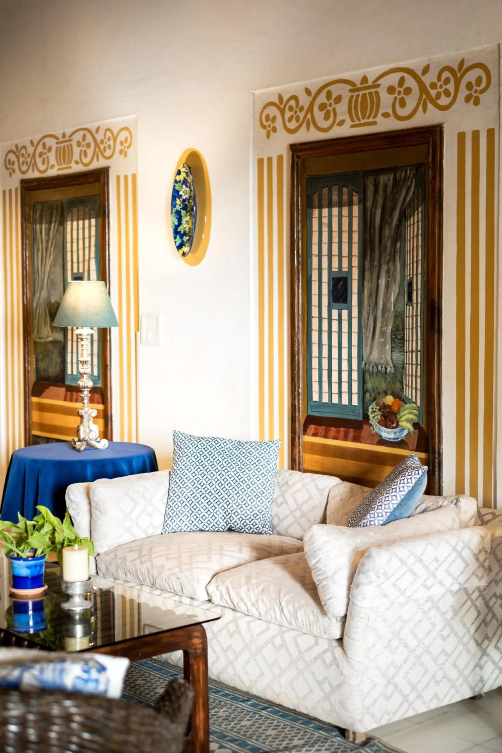 Seating area in Casa Britona