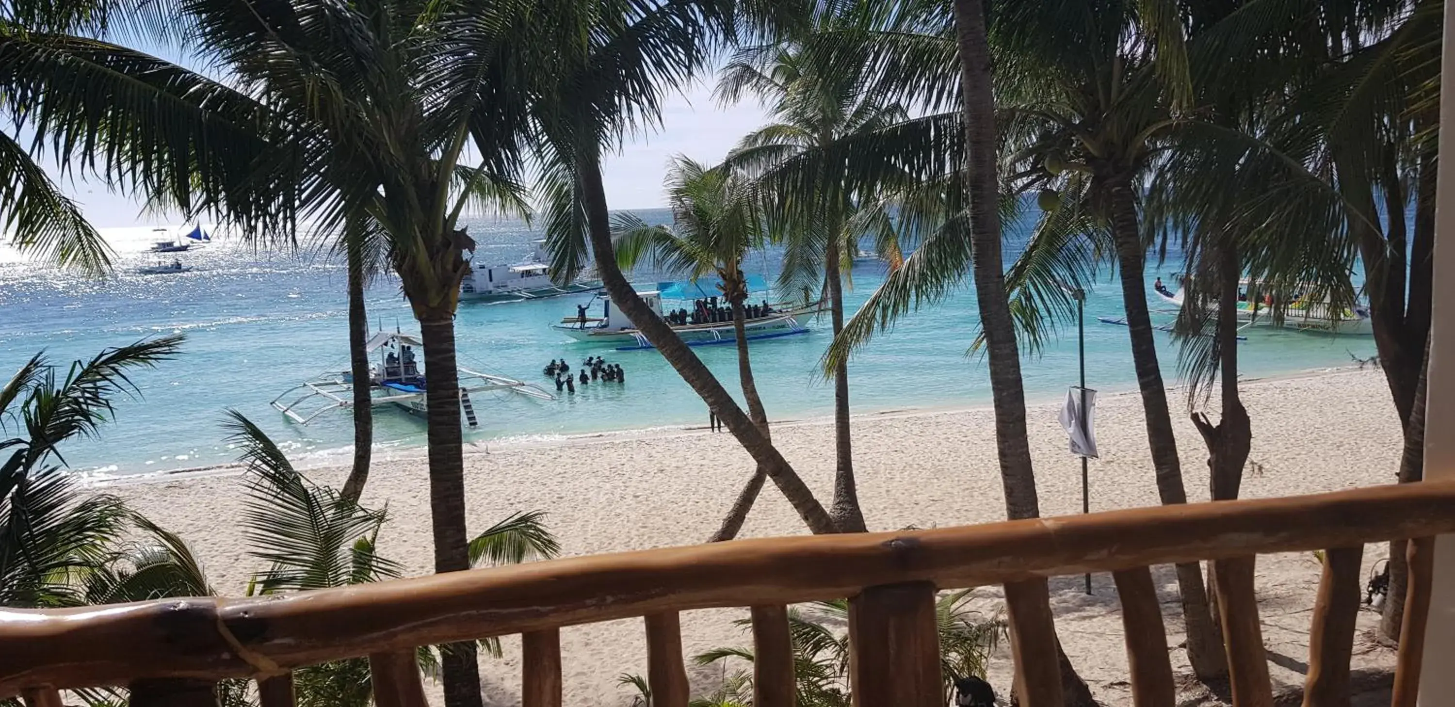 Sea view in DiveGurus Boracay Beach Resort Sea view in DiveGurus Boracay Beach Resort