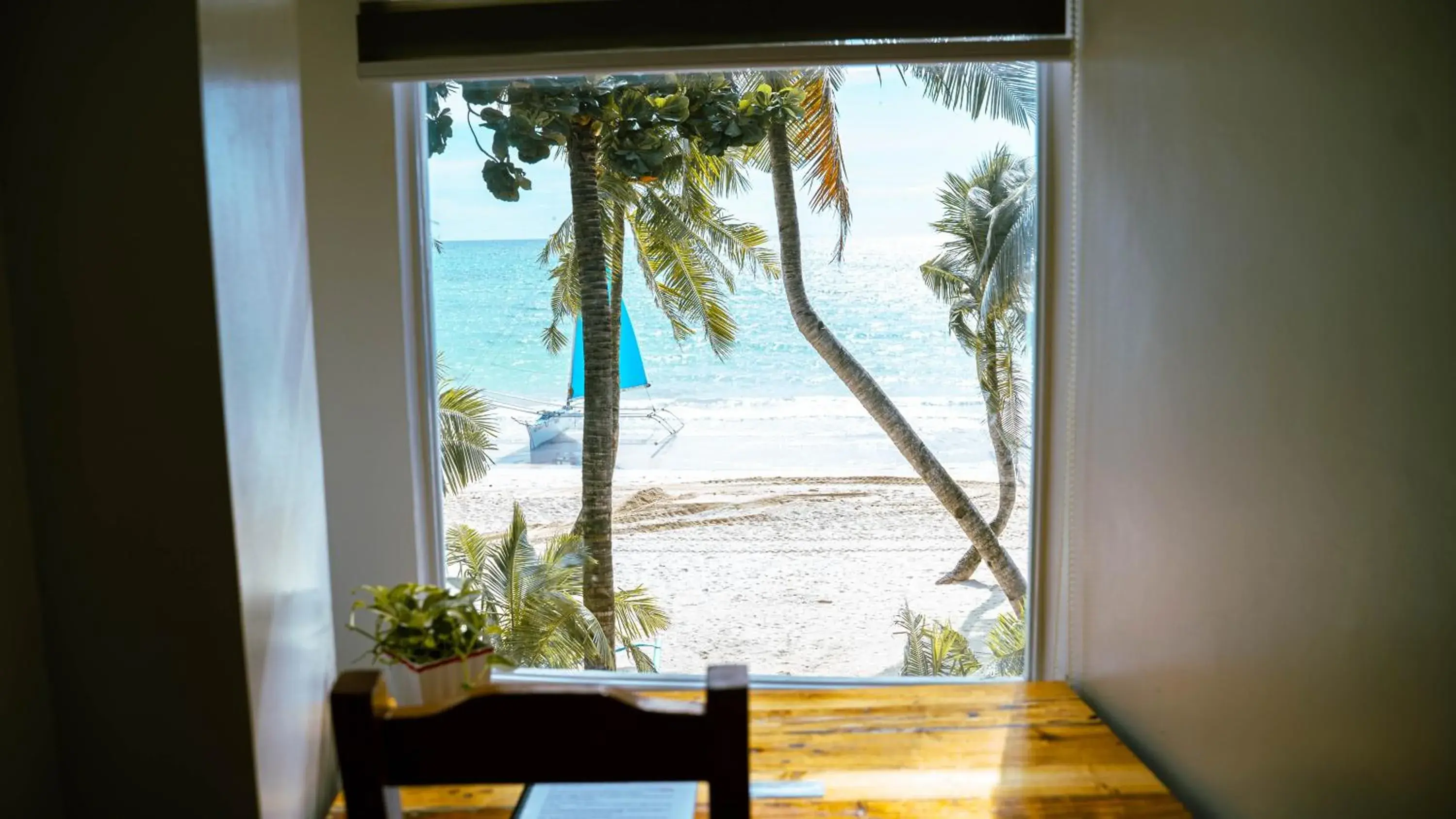 Sea view in DiveGurus Boracay Beach Resort Sea view in DiveGurus Boracay Beach Resort