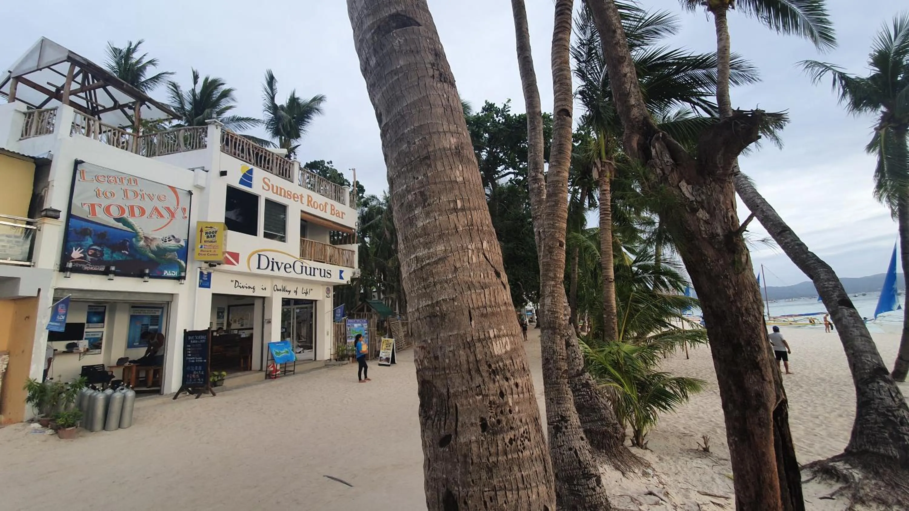 Facade/entrance in DiveGurus Boracay Beach Resort