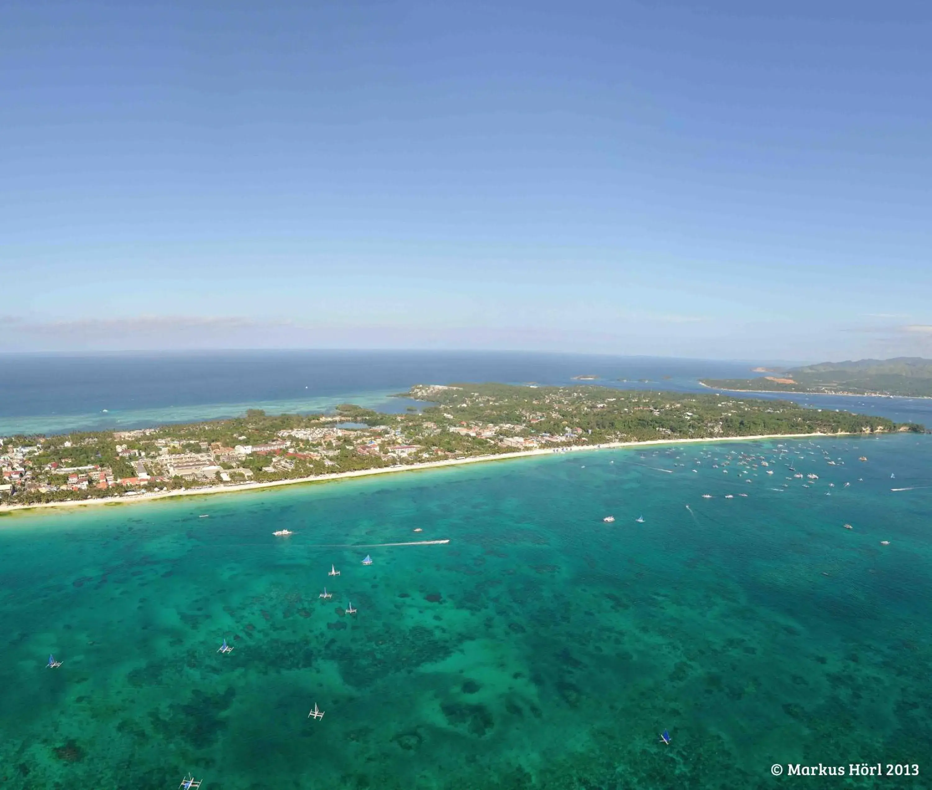 Bird's eye view in DiveGurus Boracay Beach Resort Bird's eye view in DiveGurus Boracay Beach Resort