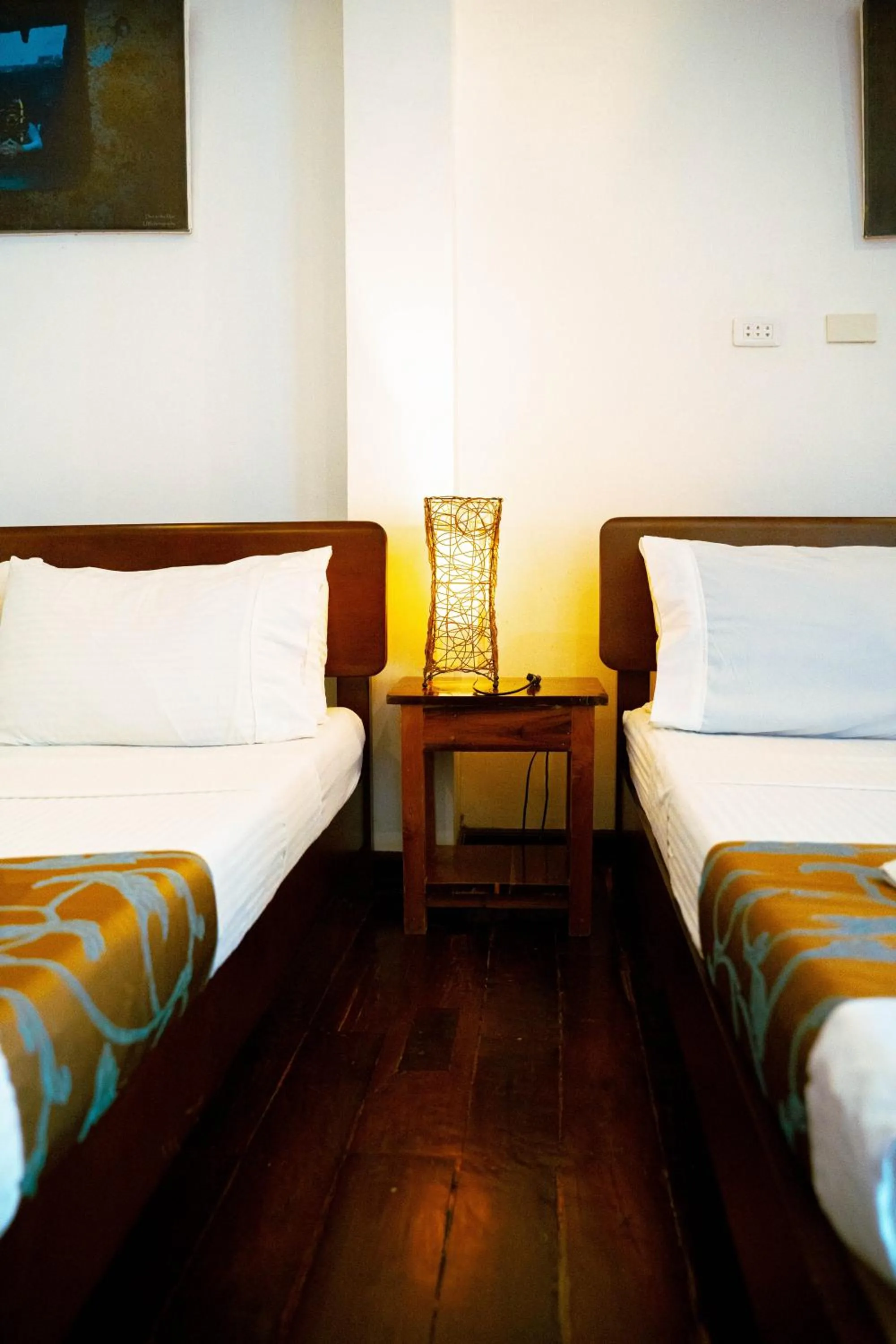 Bed in DiveGurus Boracay Beach Resort