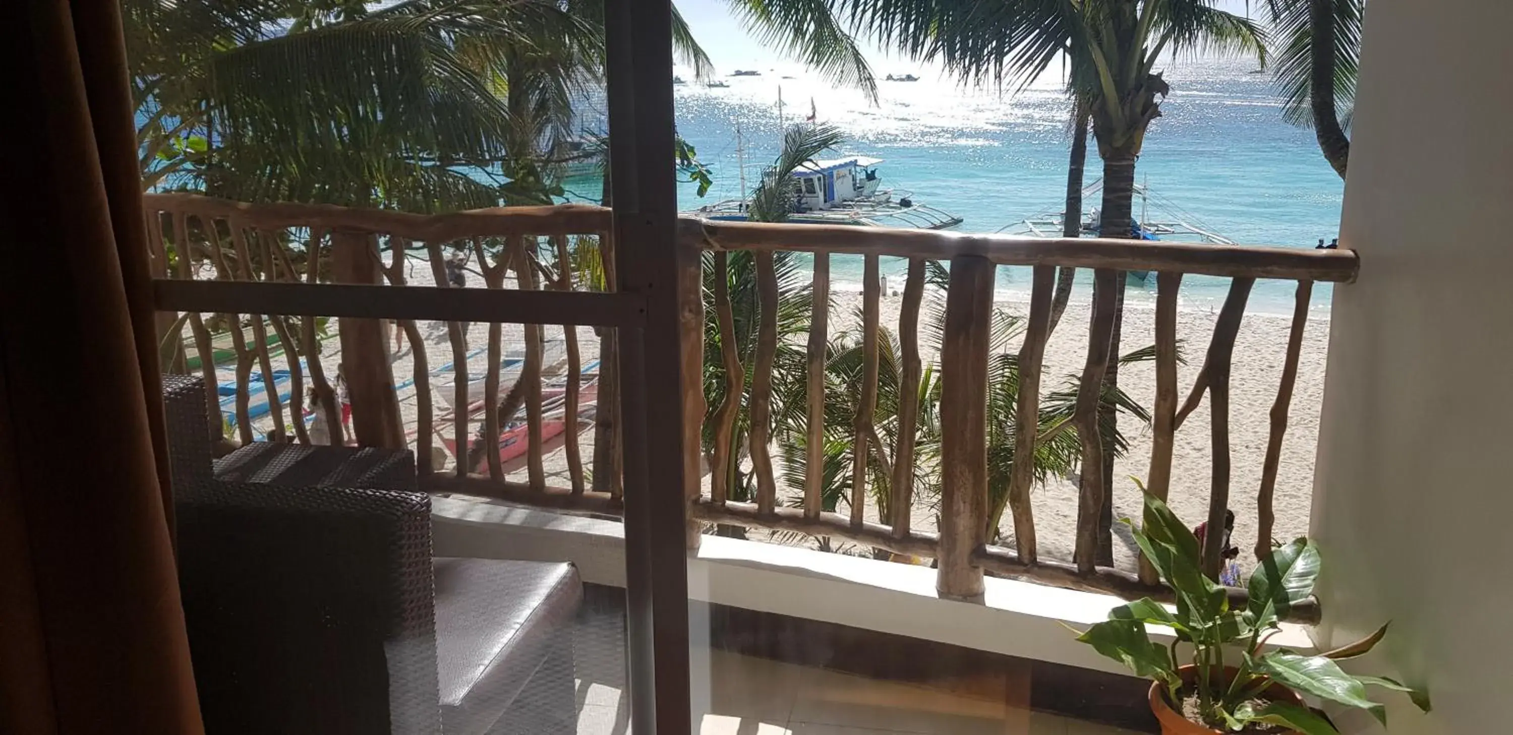 Sea view in DiveGurus Boracay Beach Resort Sea view in DiveGurus Boracay Beach Resort