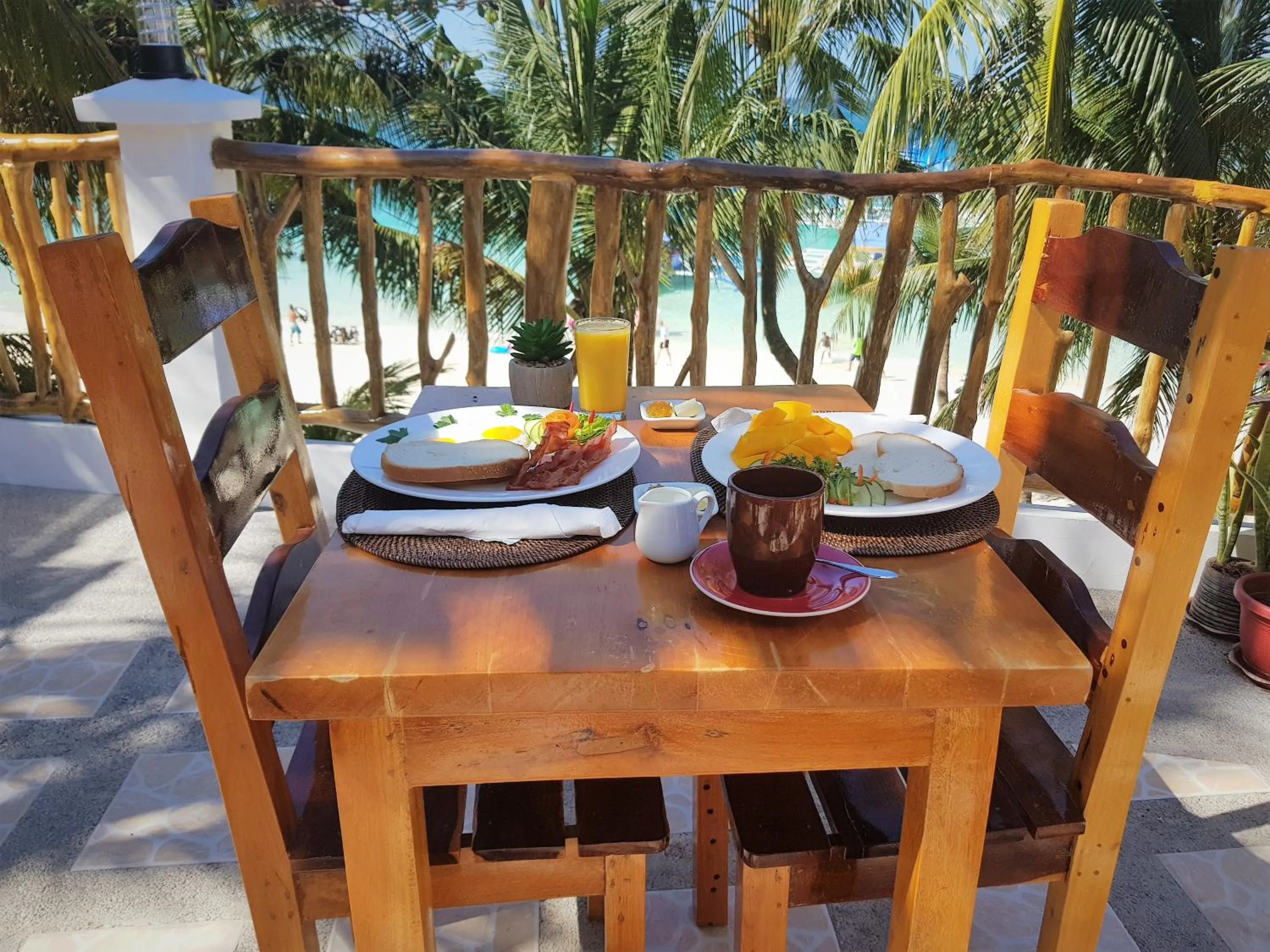 Breakfast in DiveGurus Boracay Beach Resort