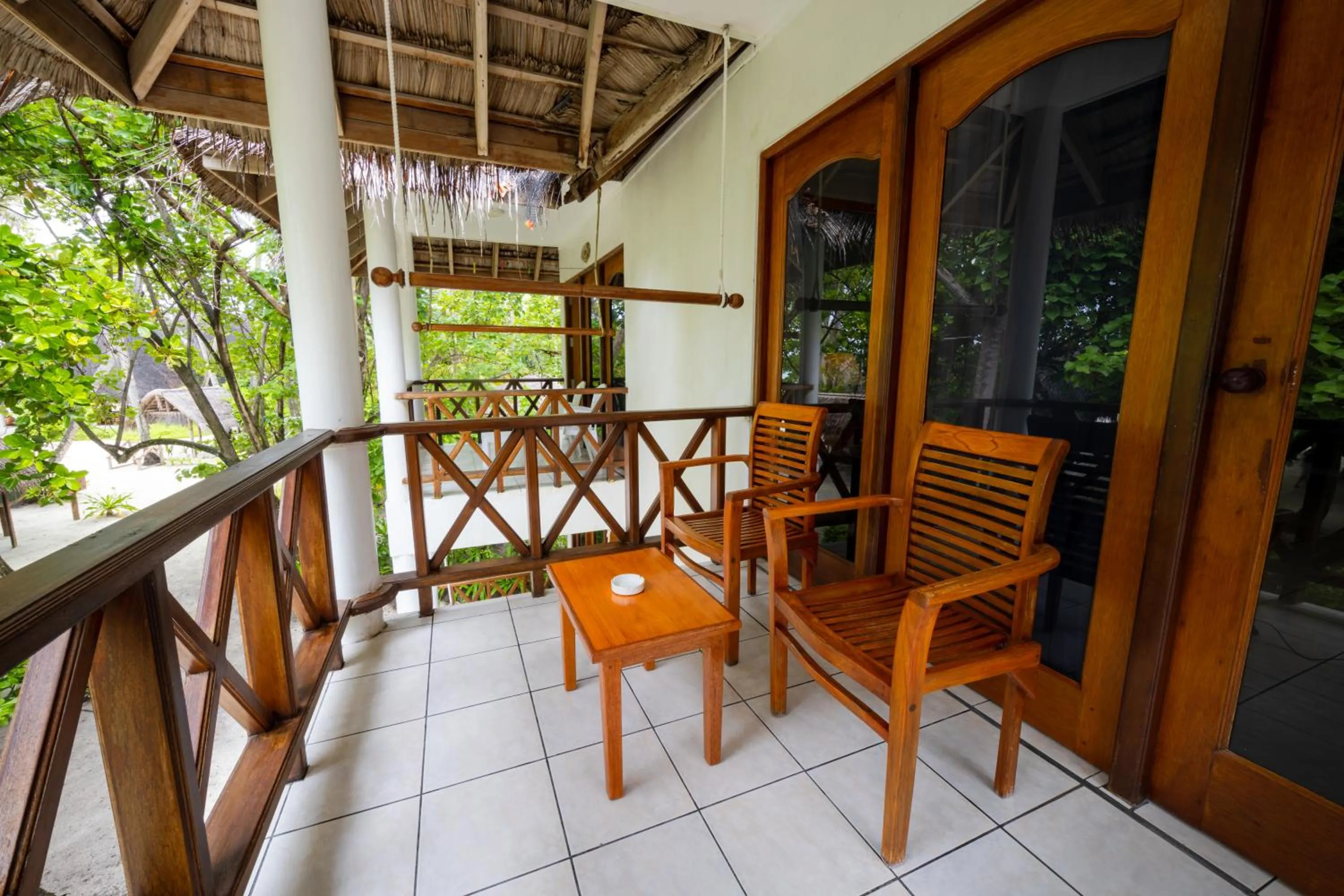Seating area in Fihalhohi Maldives