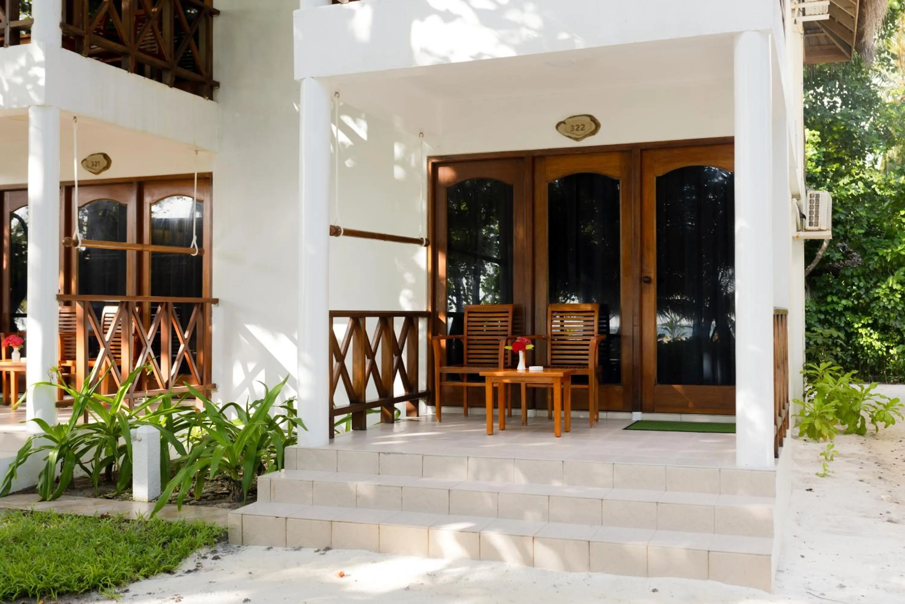 Seating area in Fihalhohi Maldives