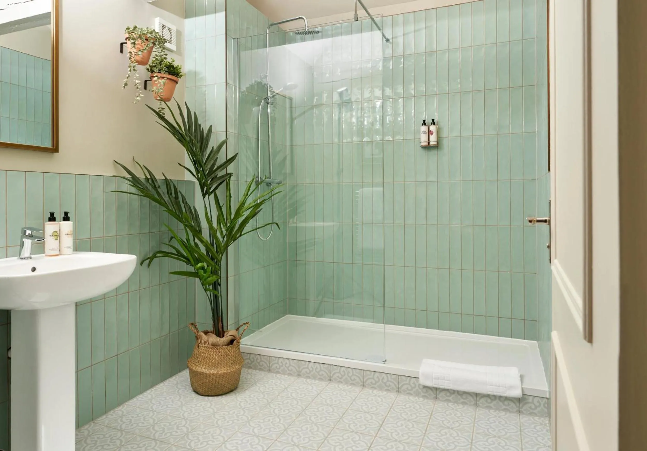 Shower in The White Horse