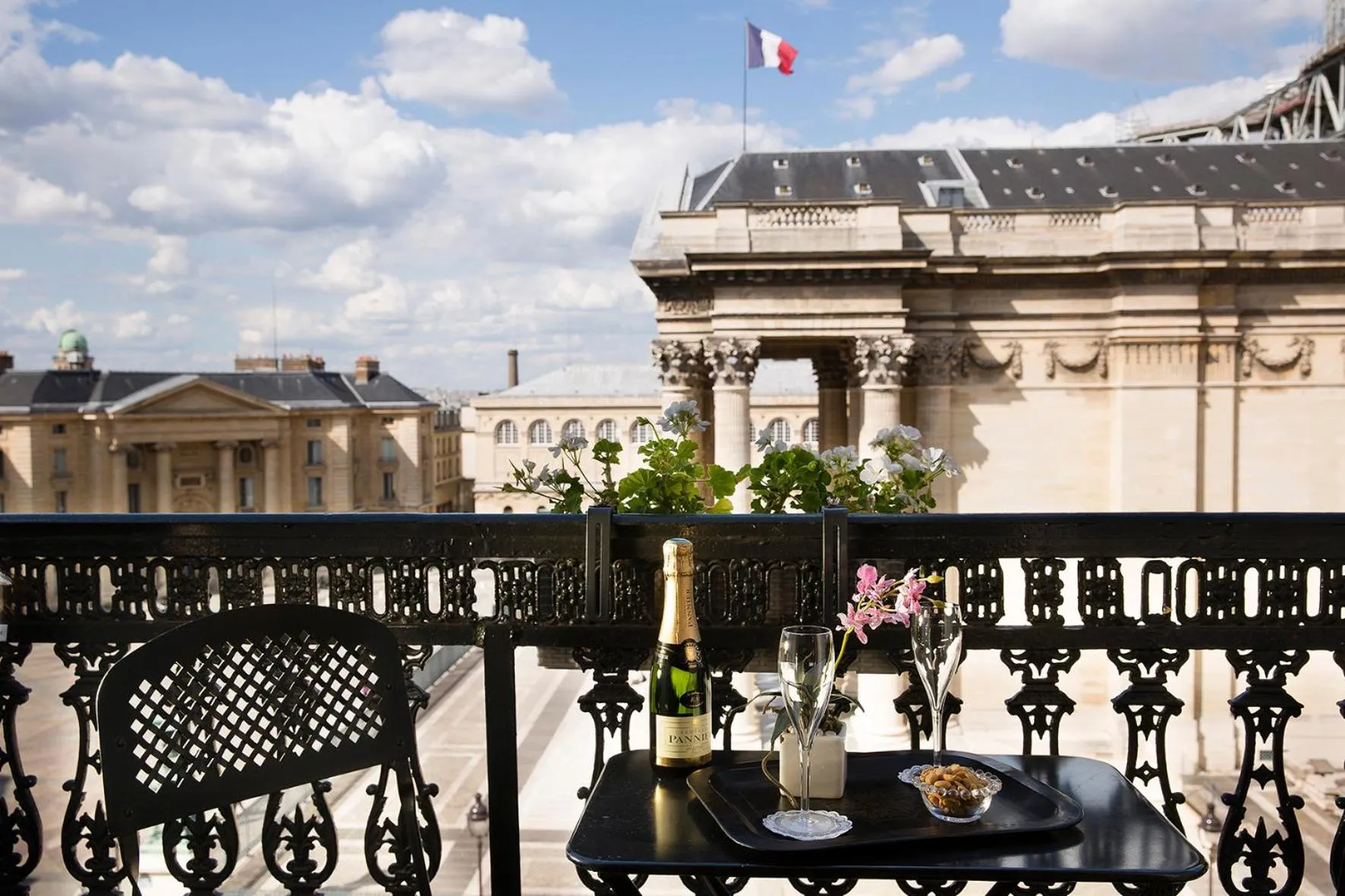 Balcony/Terrace in Hôtel des Grands Hommes