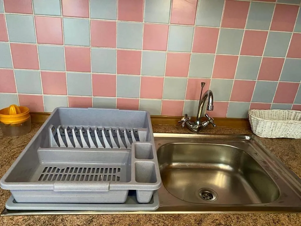 Kitchen or kitchenette in Family Hotel Argo