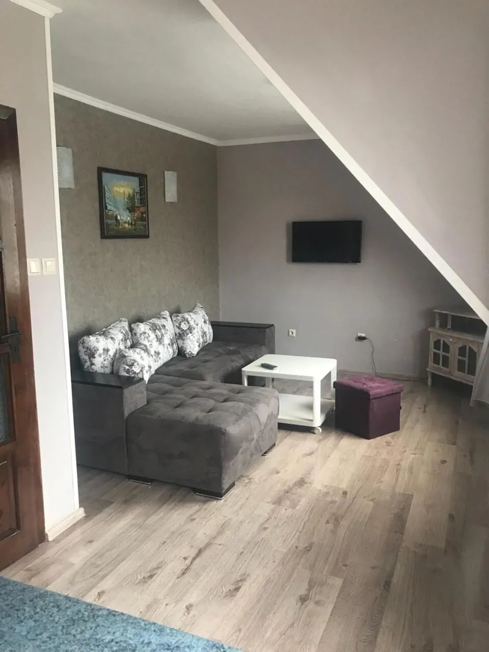 Living room, Bed in Family Hotel Argo