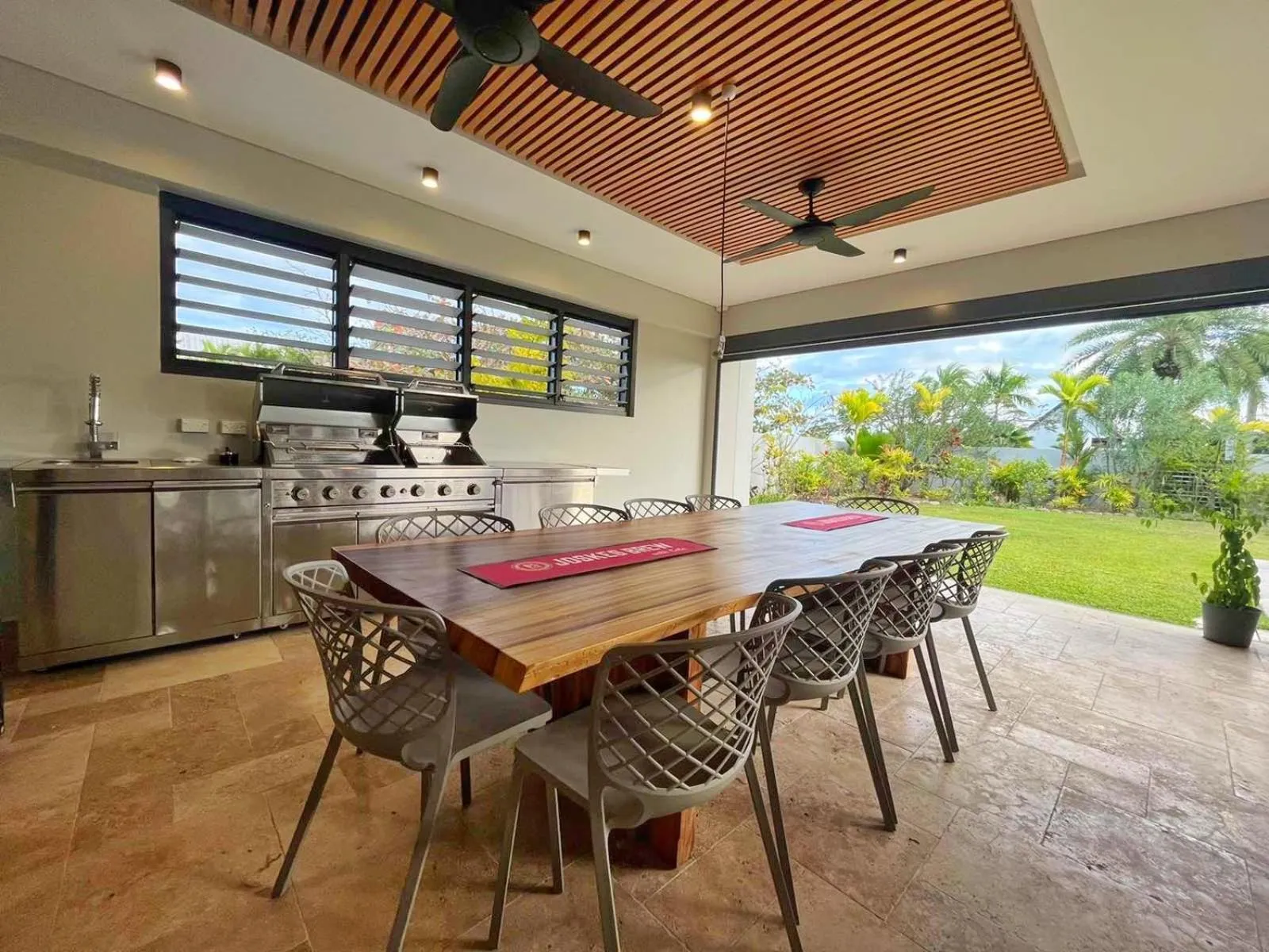 Patio in Naisoso Island Villas - Fiji