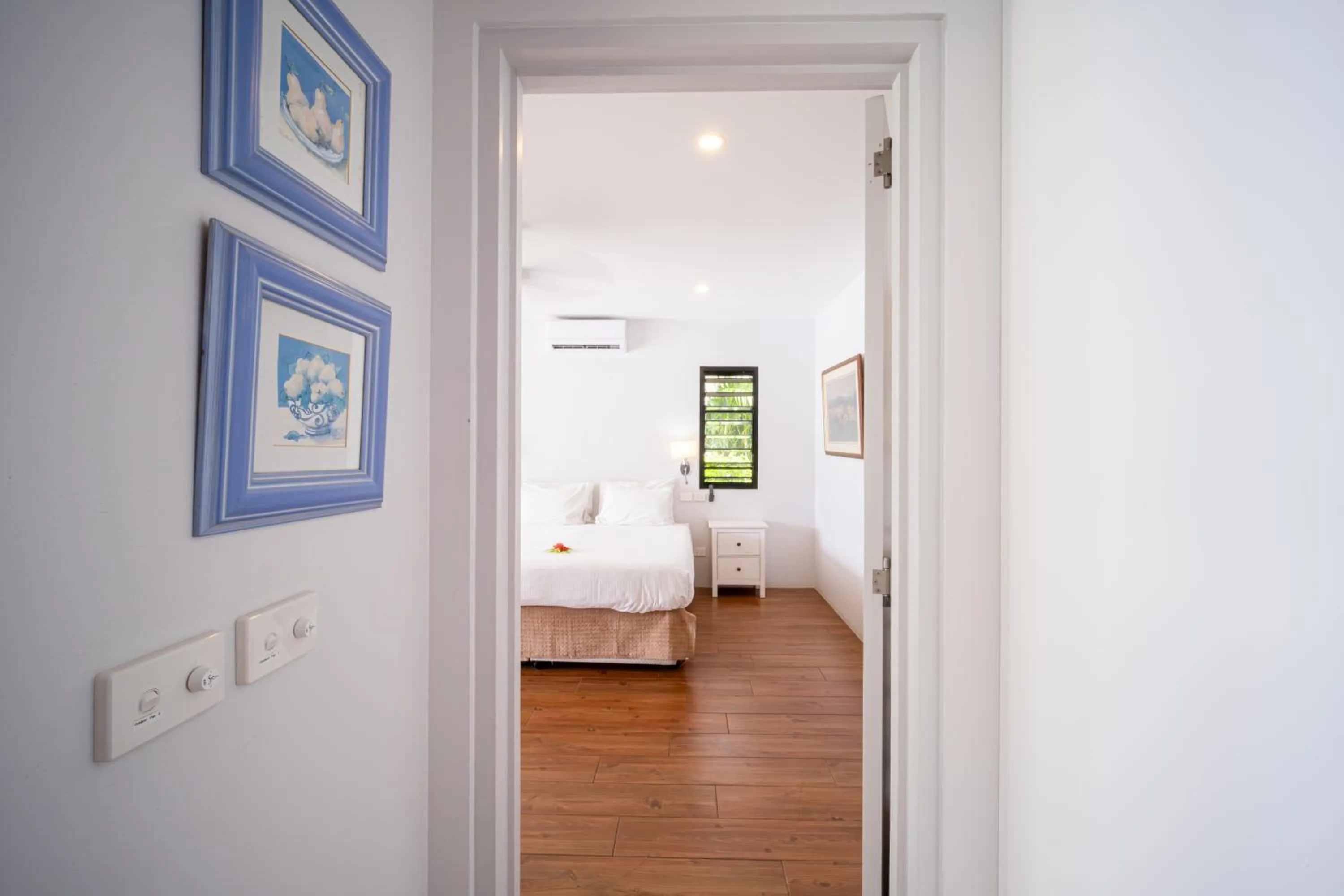 Bed in Naisoso Island Villas - Fiji