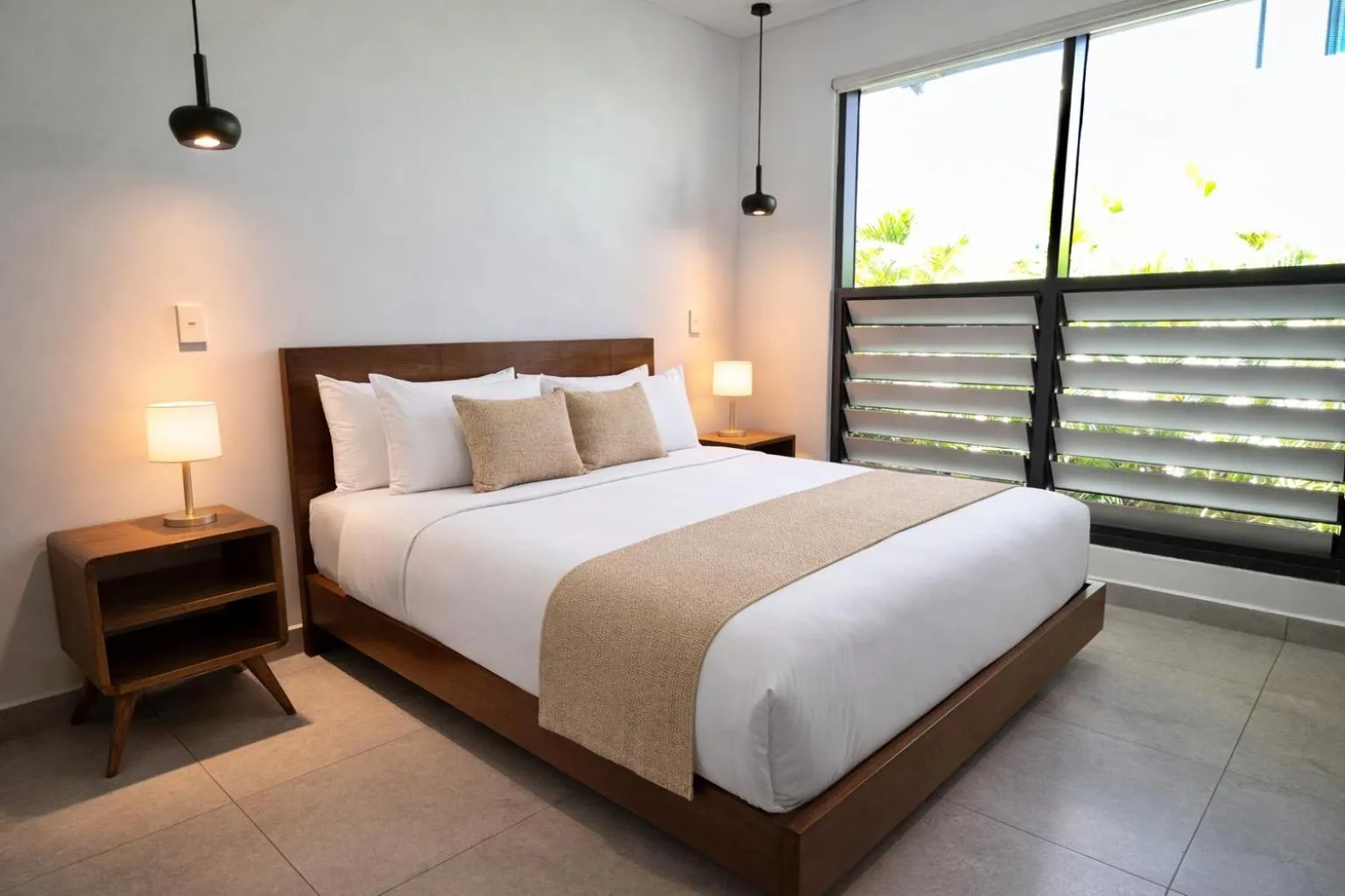 Bed in Naisoso Island Villas - Fiji