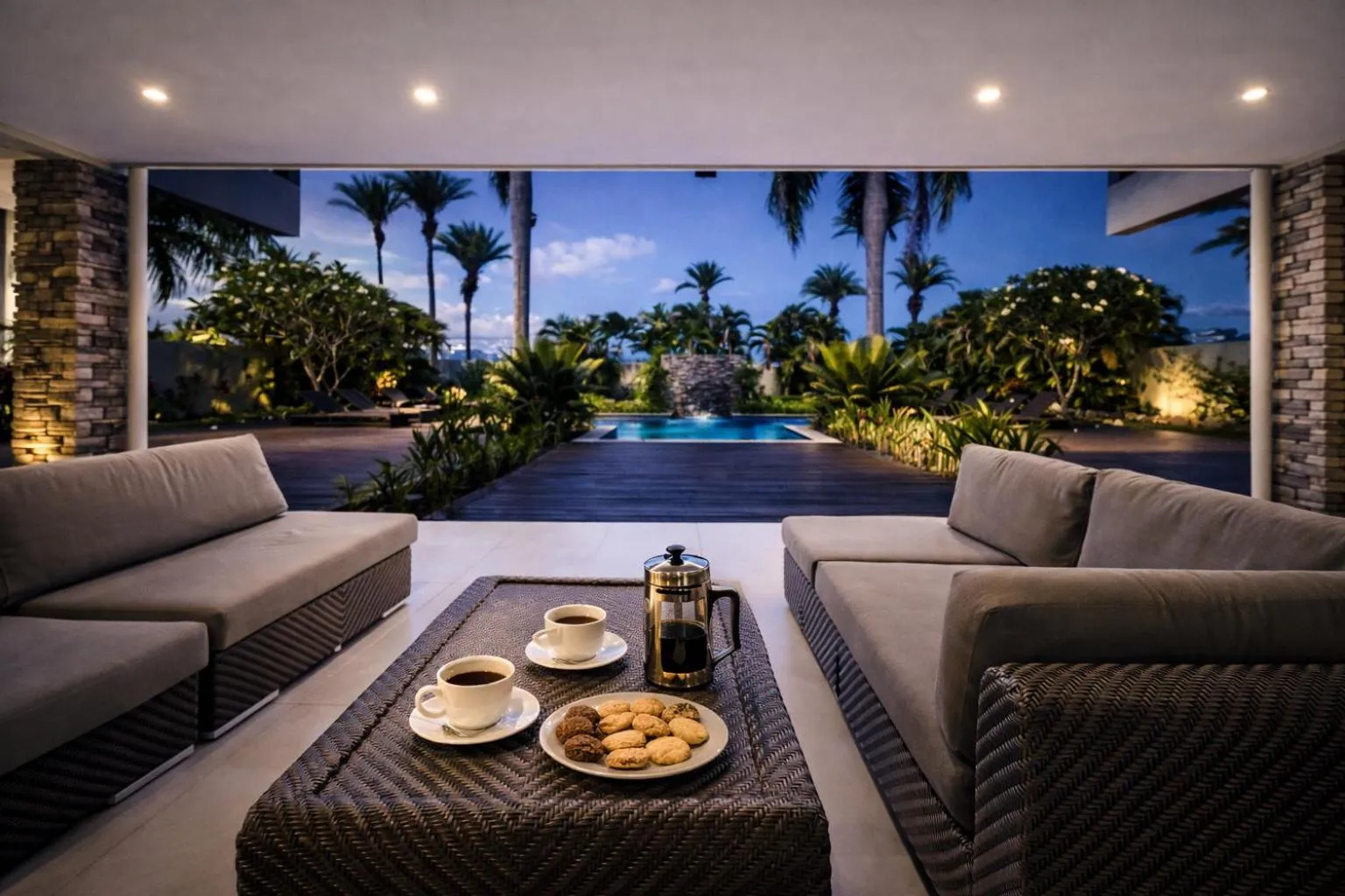 Breakfast in Naisoso Island Villas - Fiji