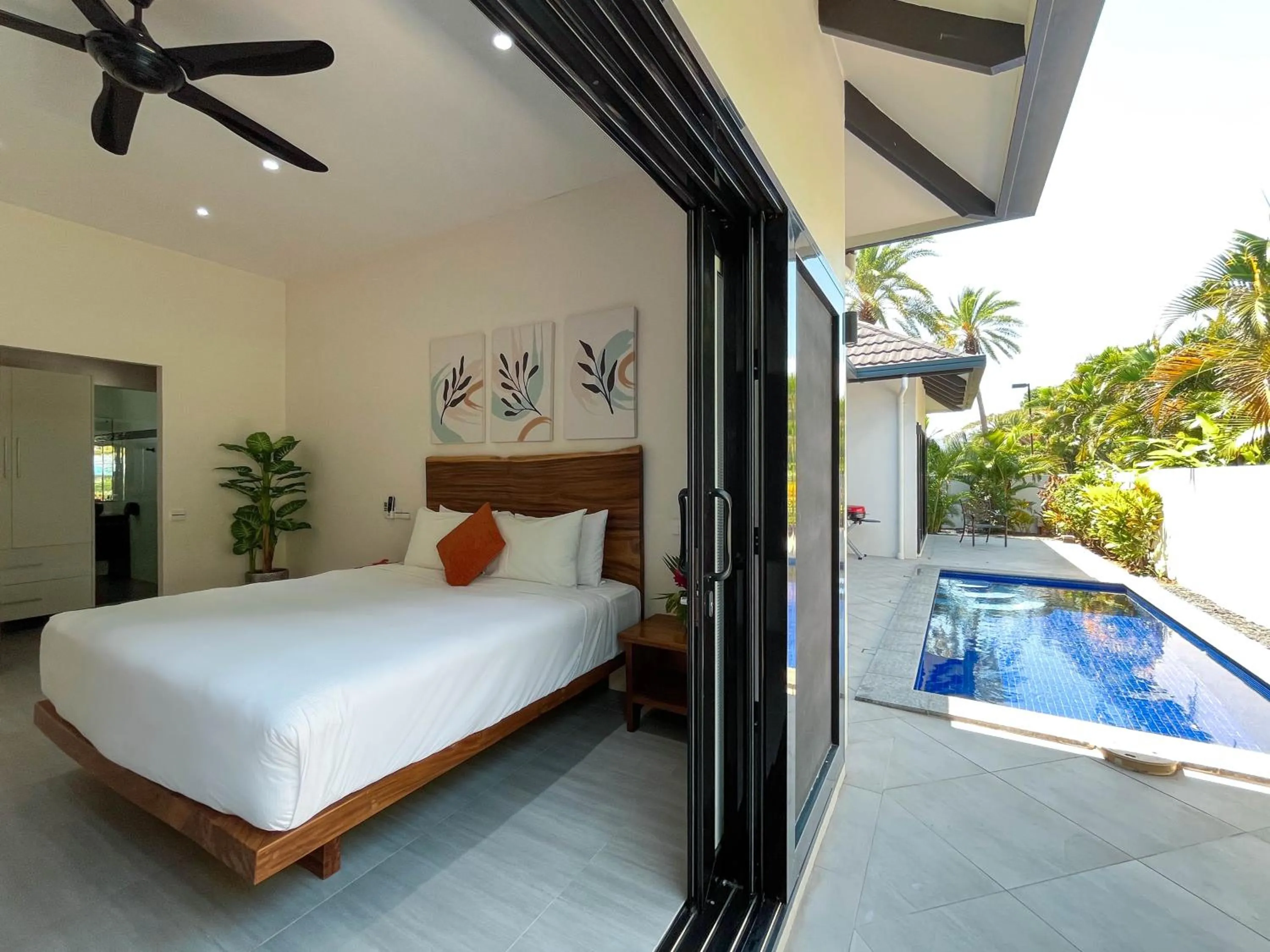 Bed in Naisoso Island Villas - Fiji