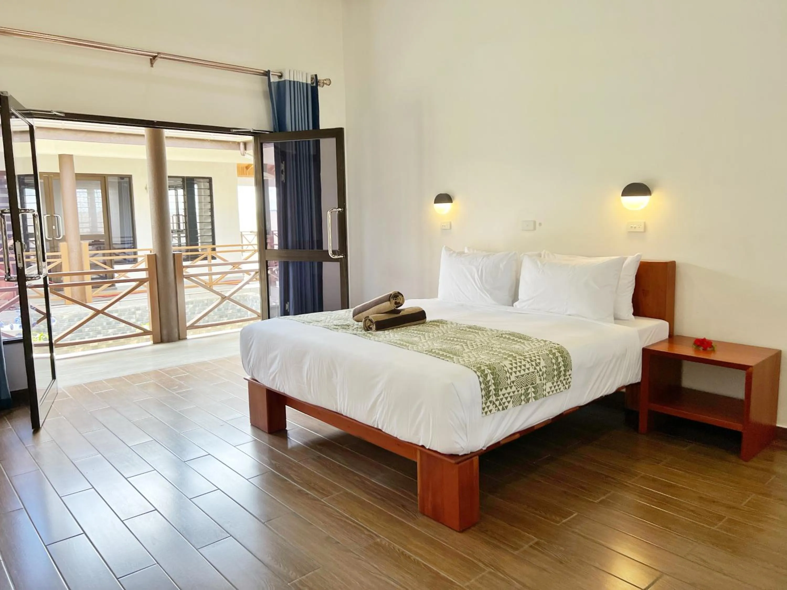 Bed in Naisoso Island Villas - Fiji