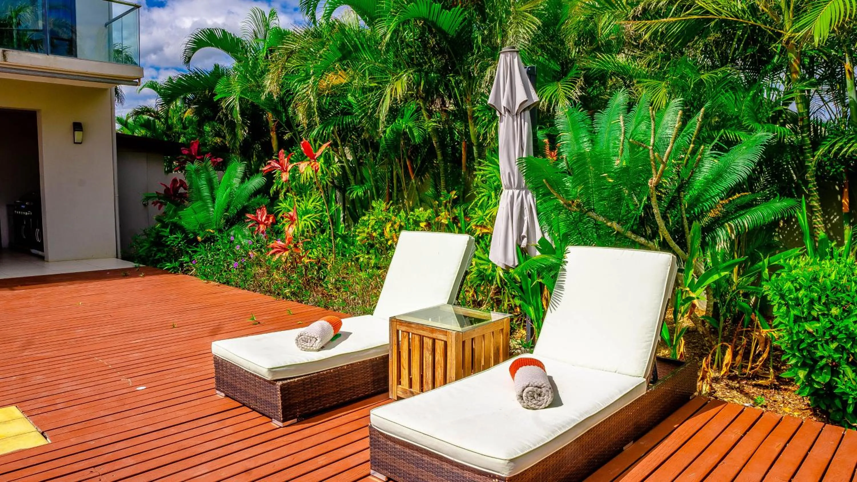 Patio in Naisoso Island Villas - Fiji