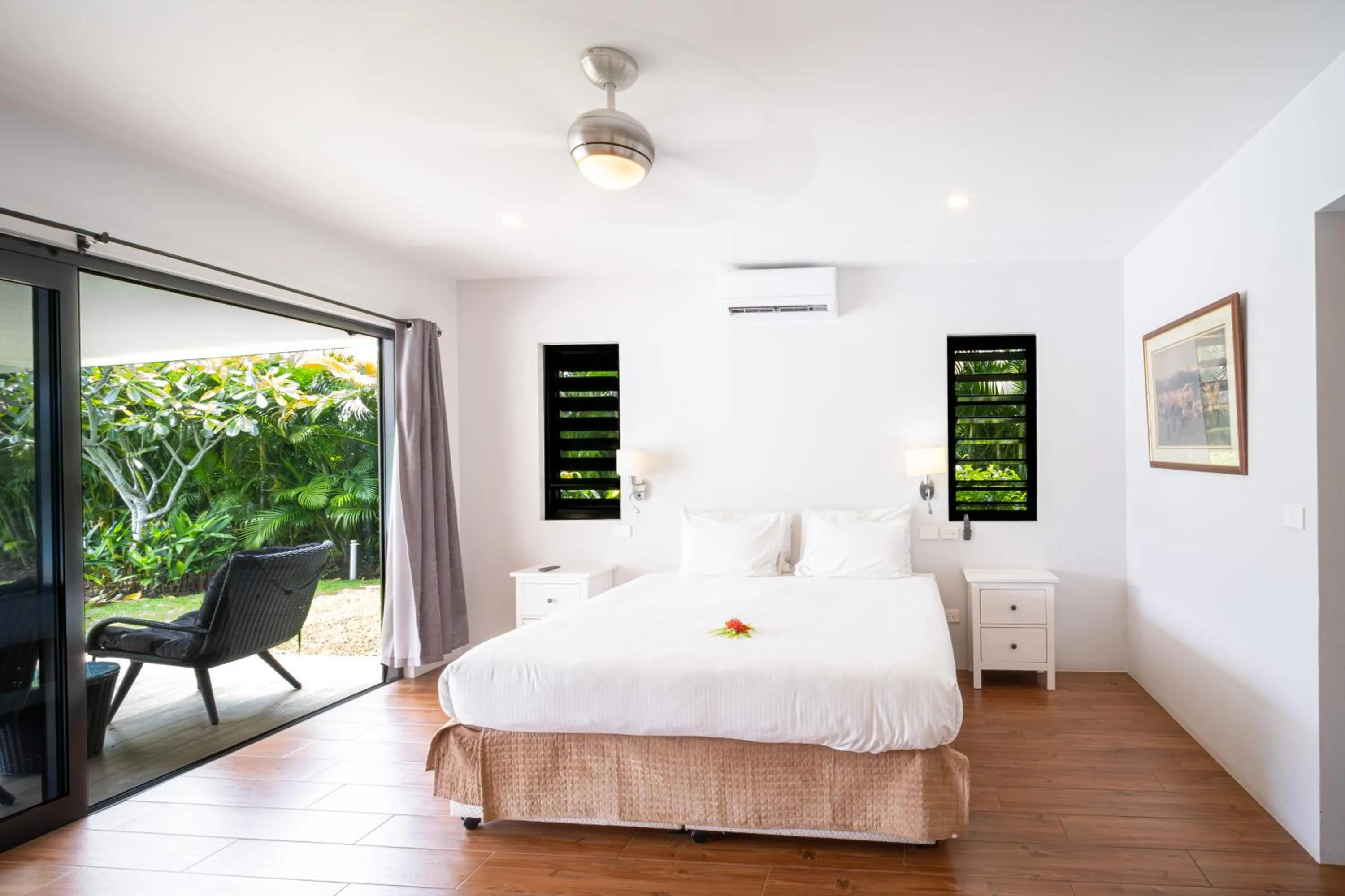 Bed in Naisoso Island Villas - Fiji