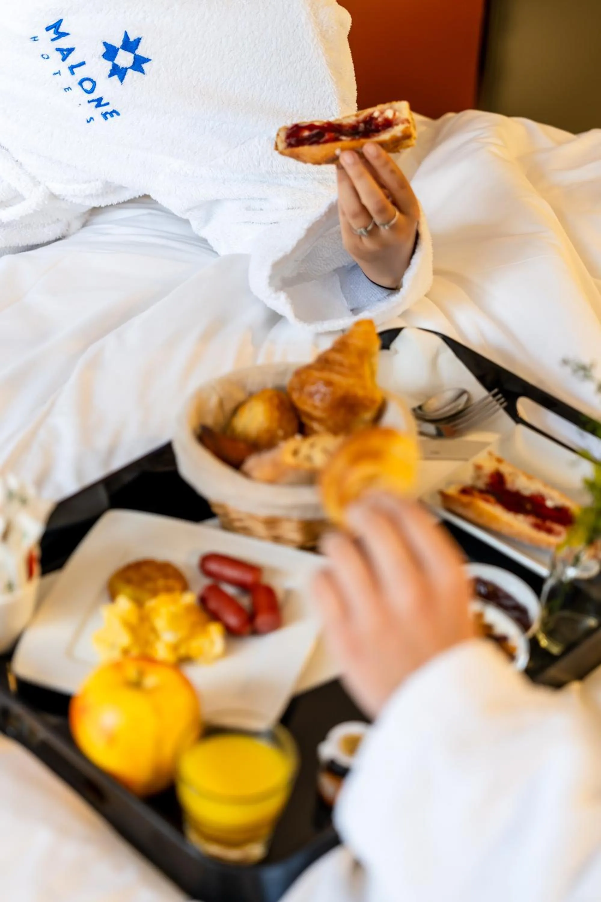 Continental breakfast in Le 7 Eiffel Hotel by Malone