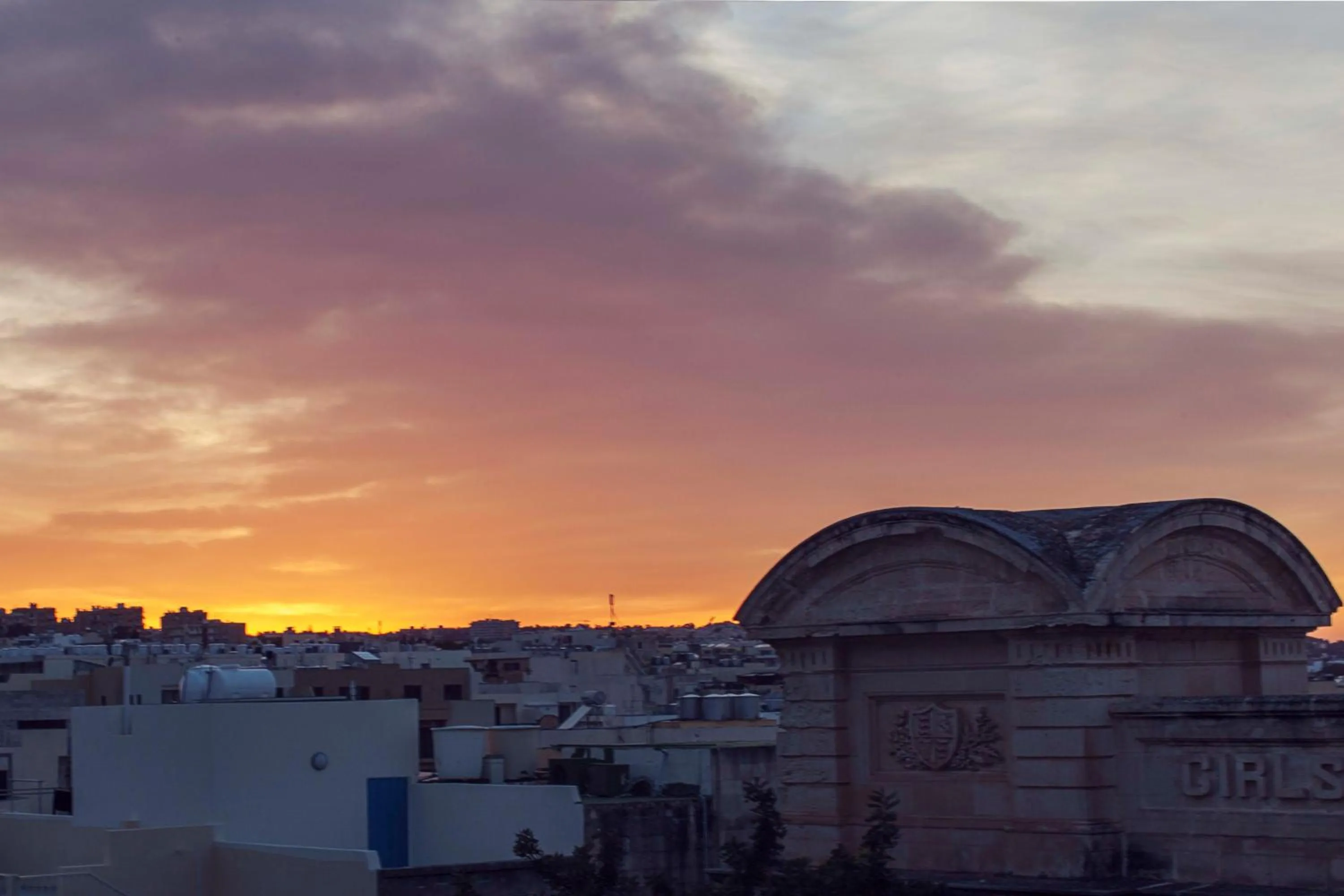 City view in Granny's Inn Hostel