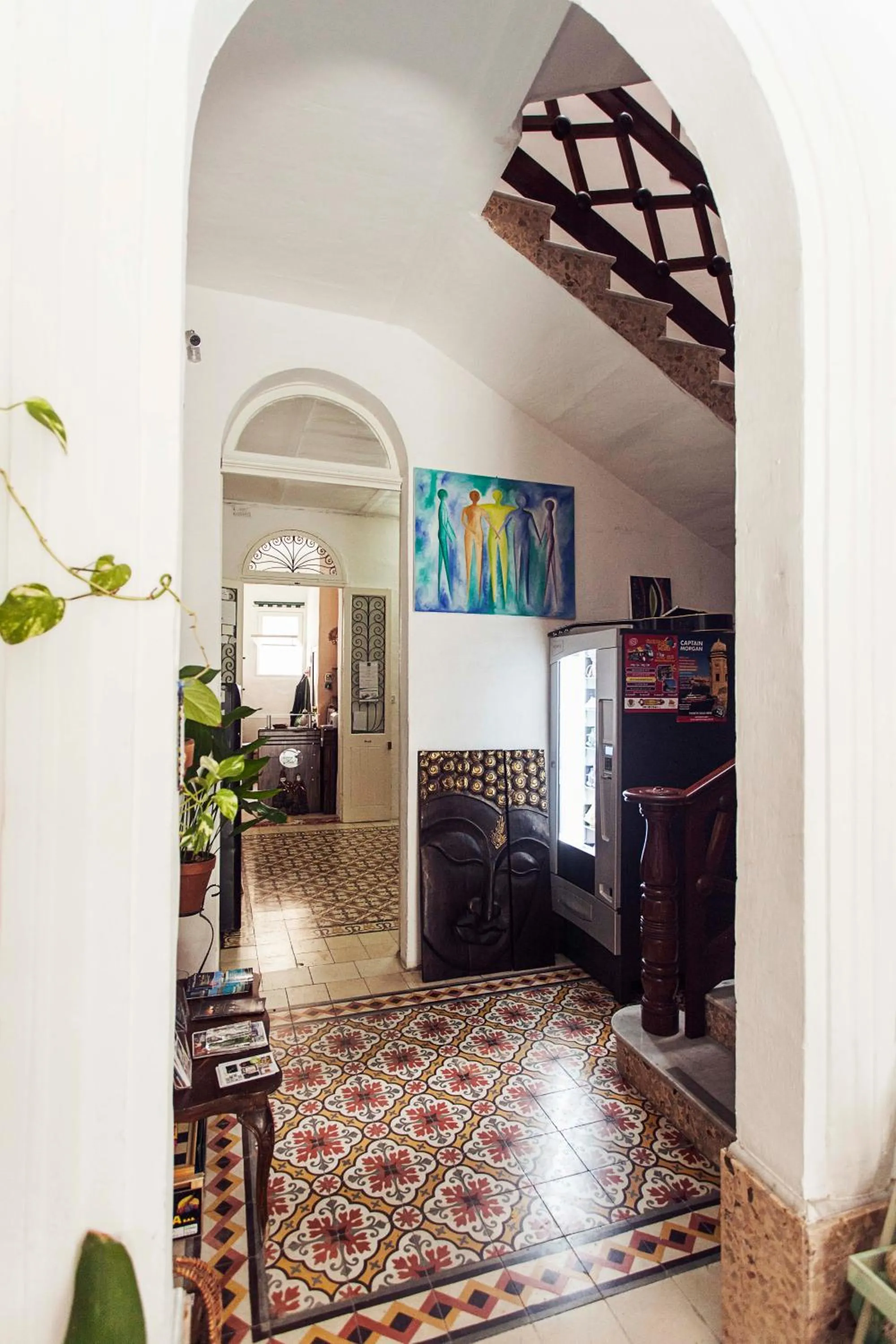 Facade/entrance in Granny's Inn Hostel