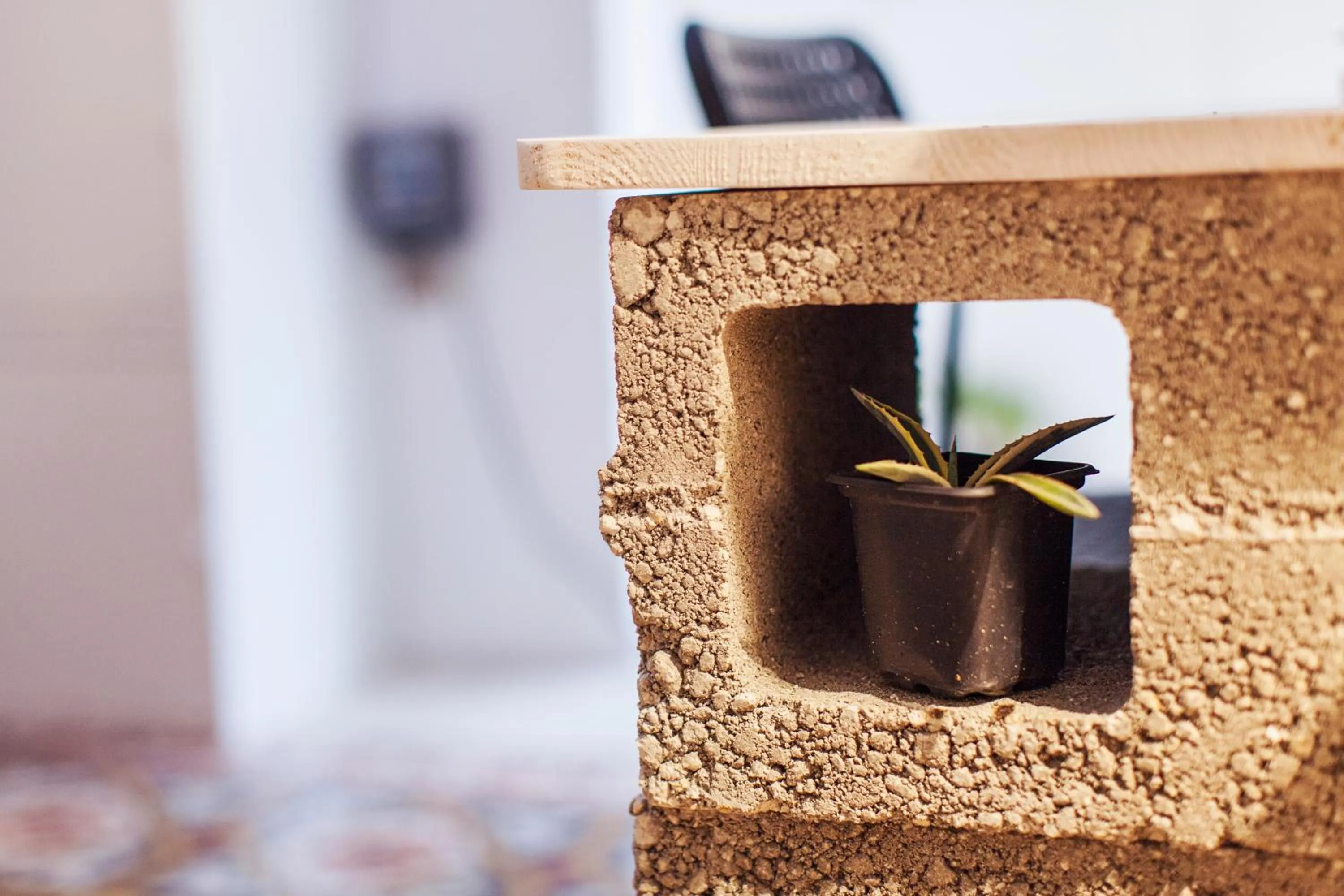 Seating area in Granny's Inn Hostel