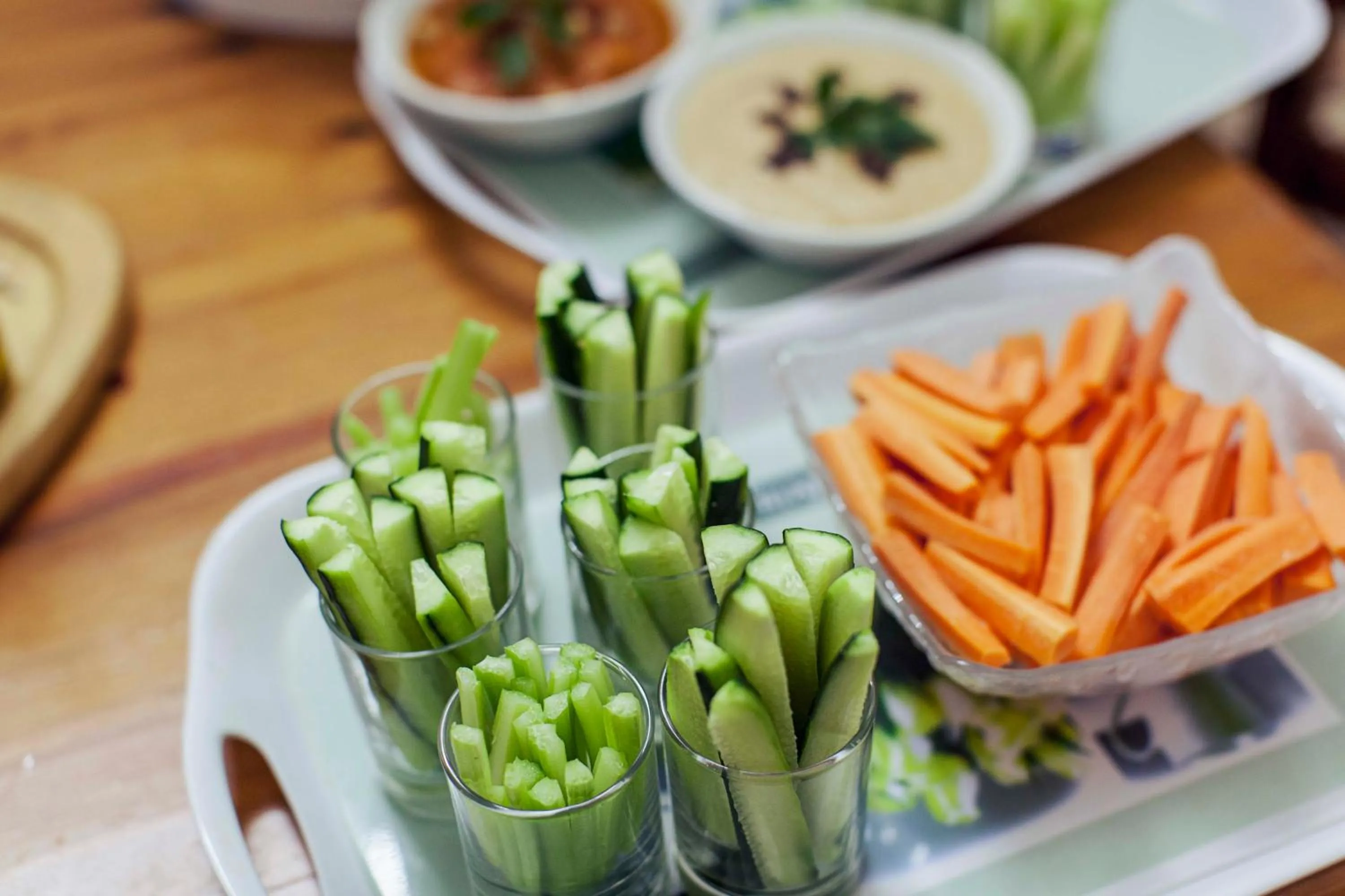 Food close-up in Granny's Inn Hostel
