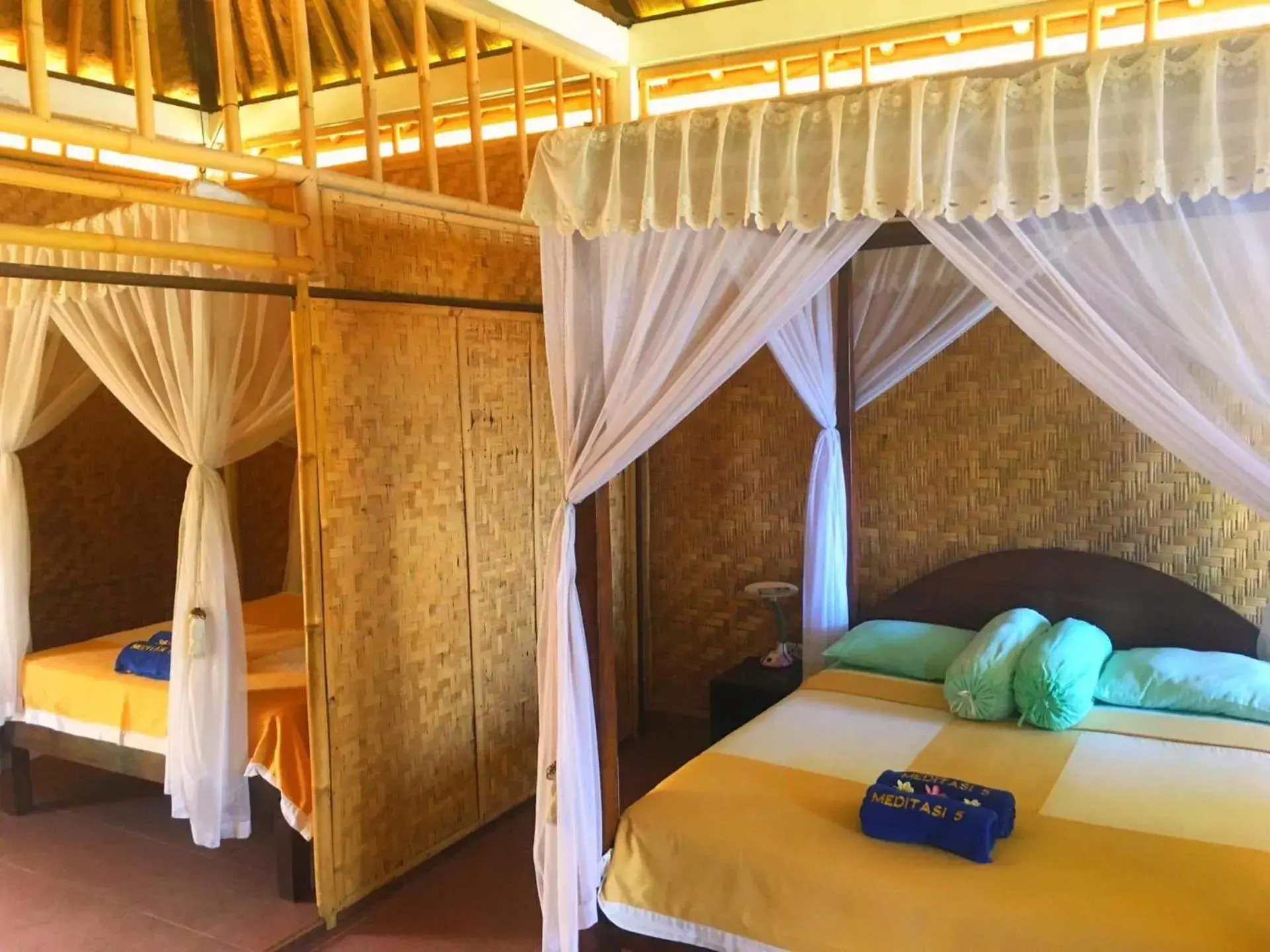 Family Room with Sea View in Meditasi Bungalows & Villas Family Room with Sea View in Meditasi Bungalows & Villas