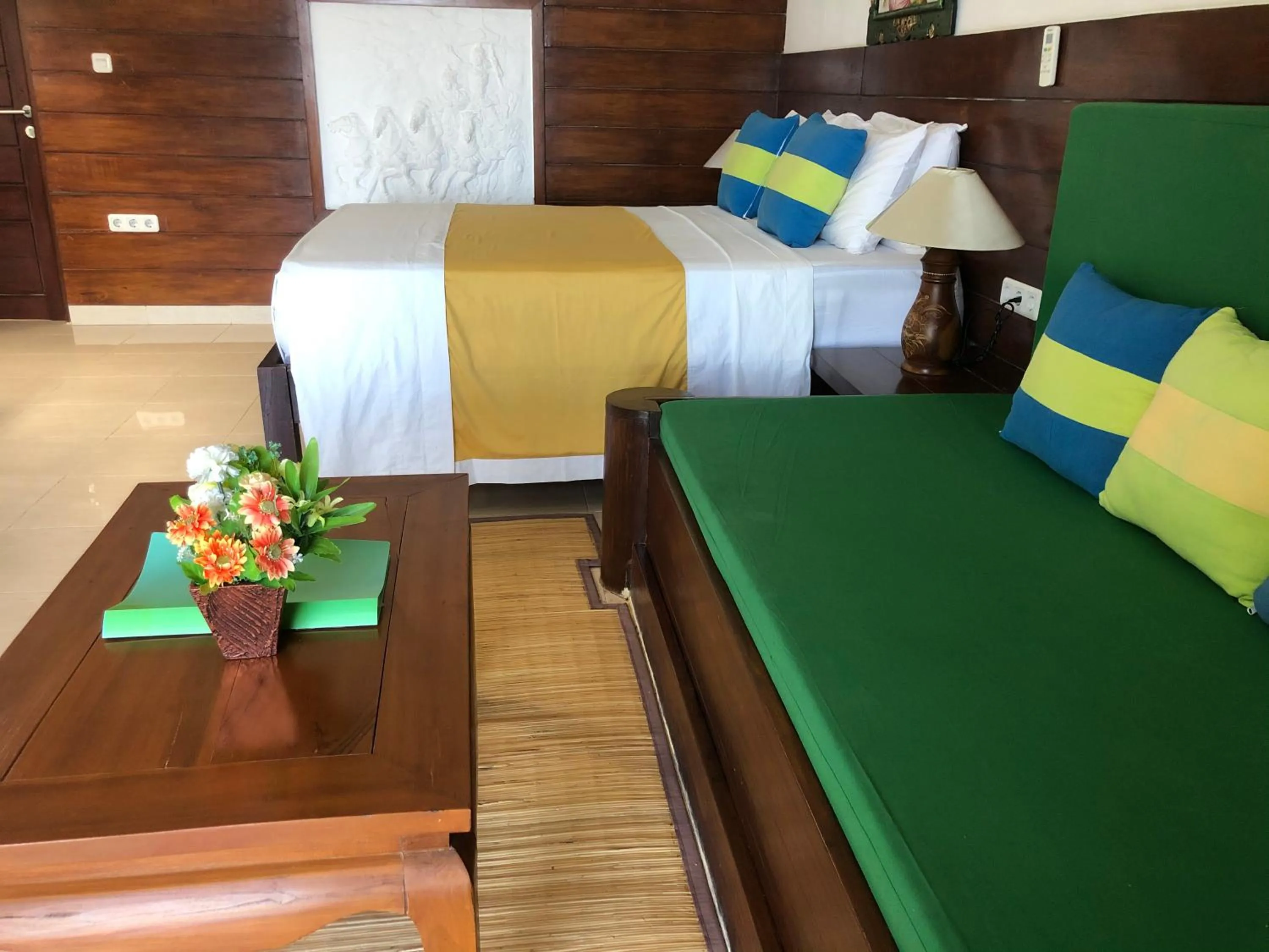 Bed in Meditasi Bungalows & Villas