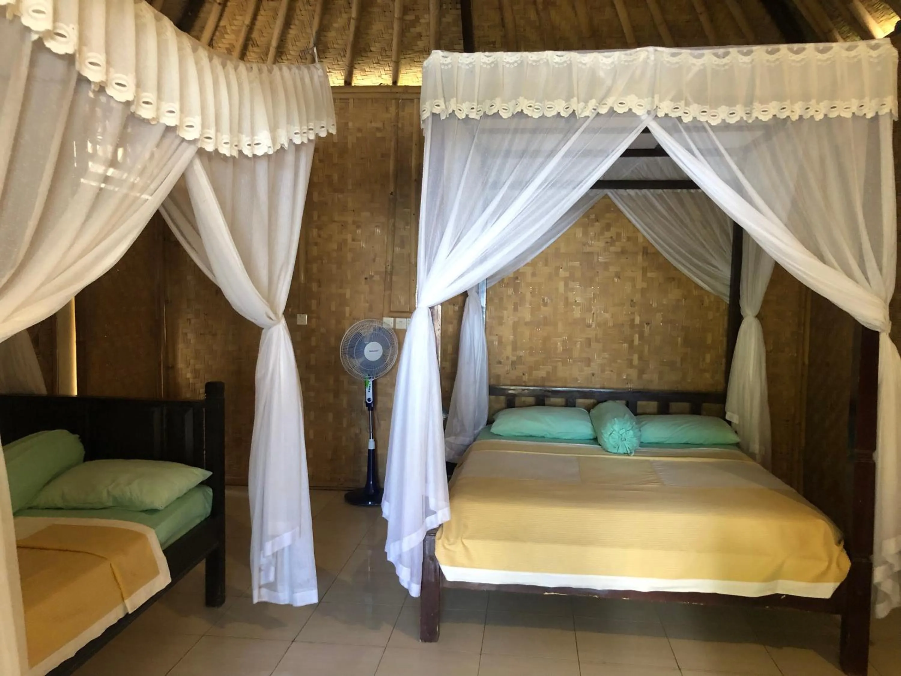 Bed in Meditasi Bungalows & Villas