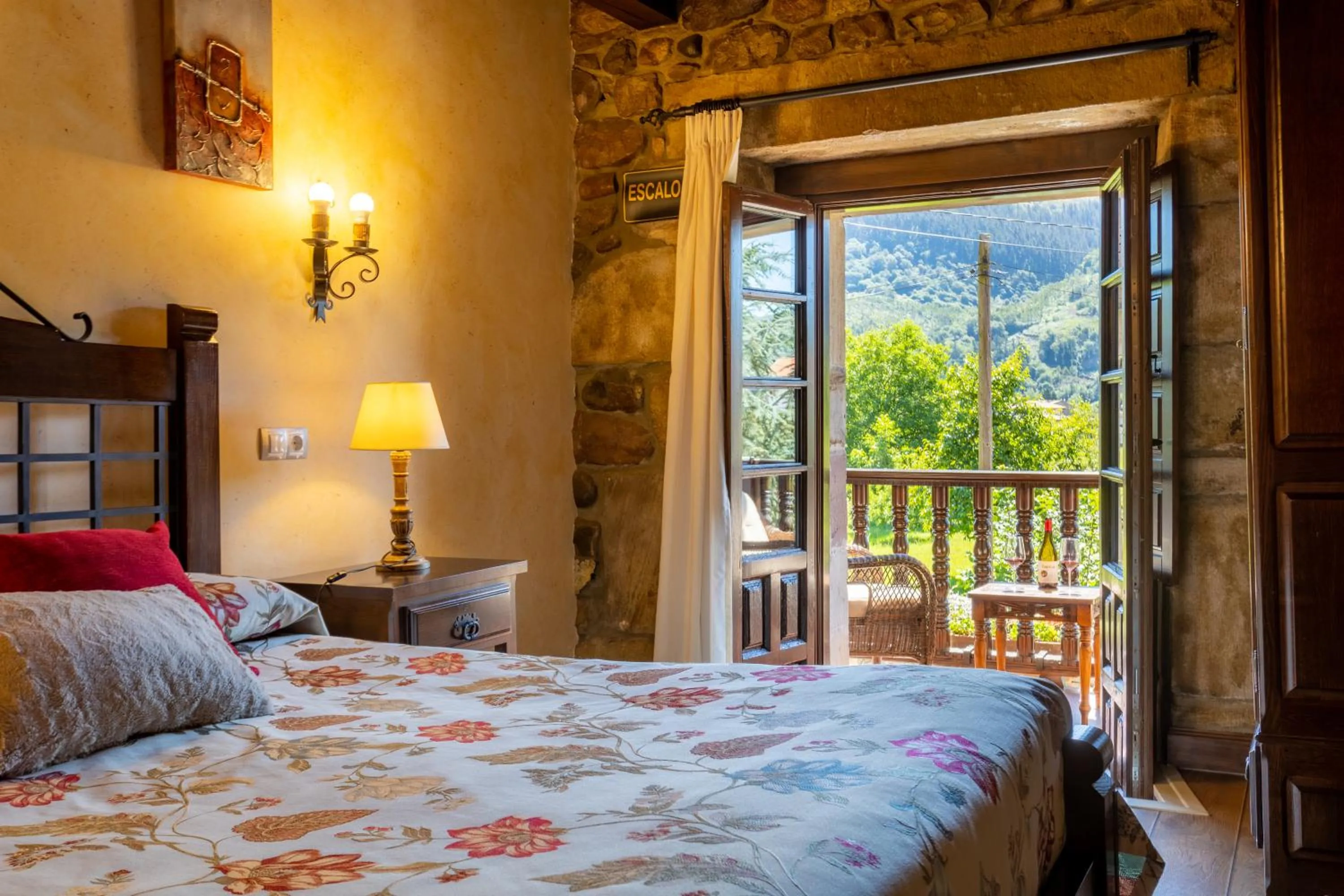 Bed in Hotel Spa Casona La Hondonada