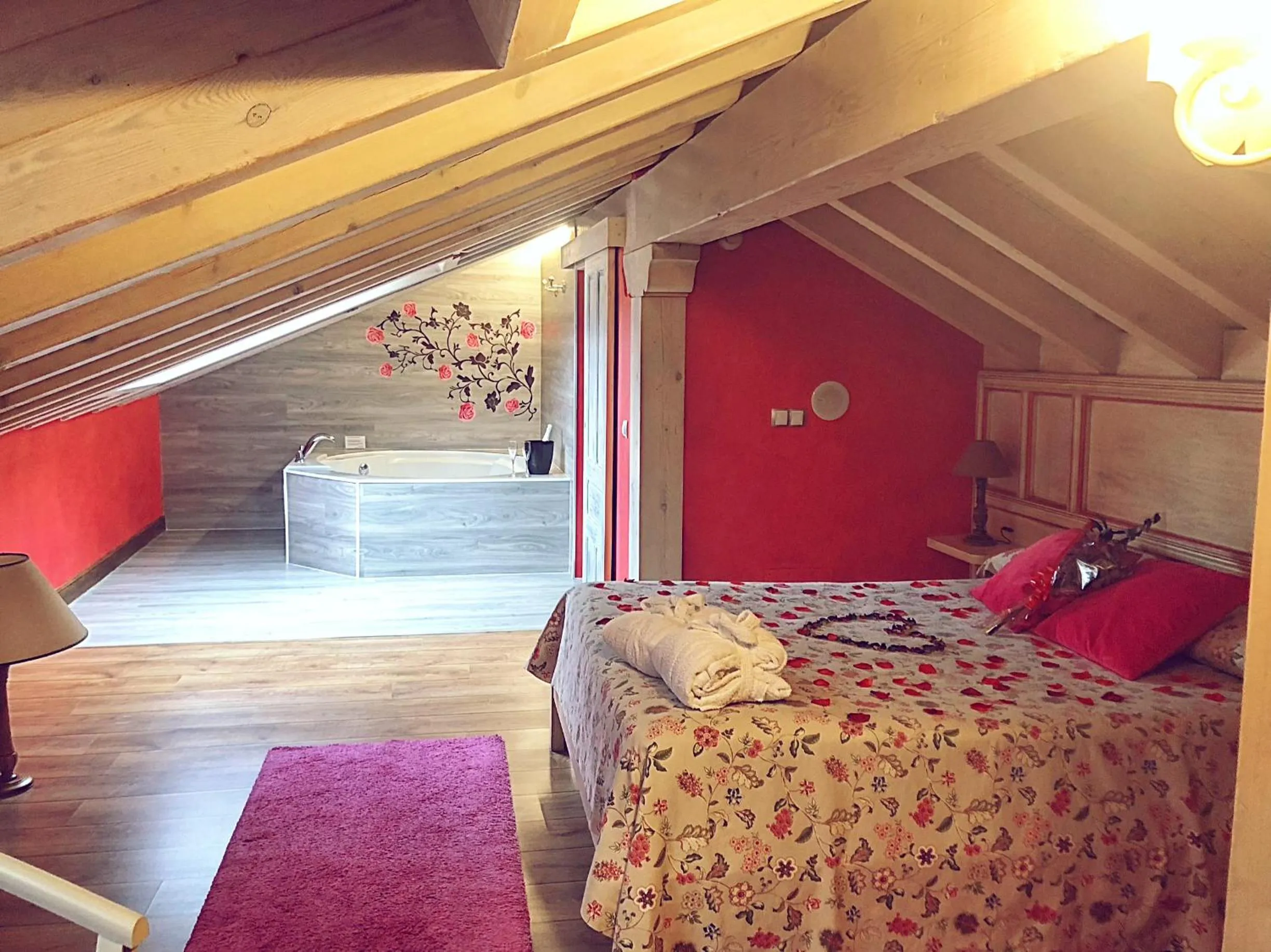 Bed in Hotel Spa Casona La Hondonada