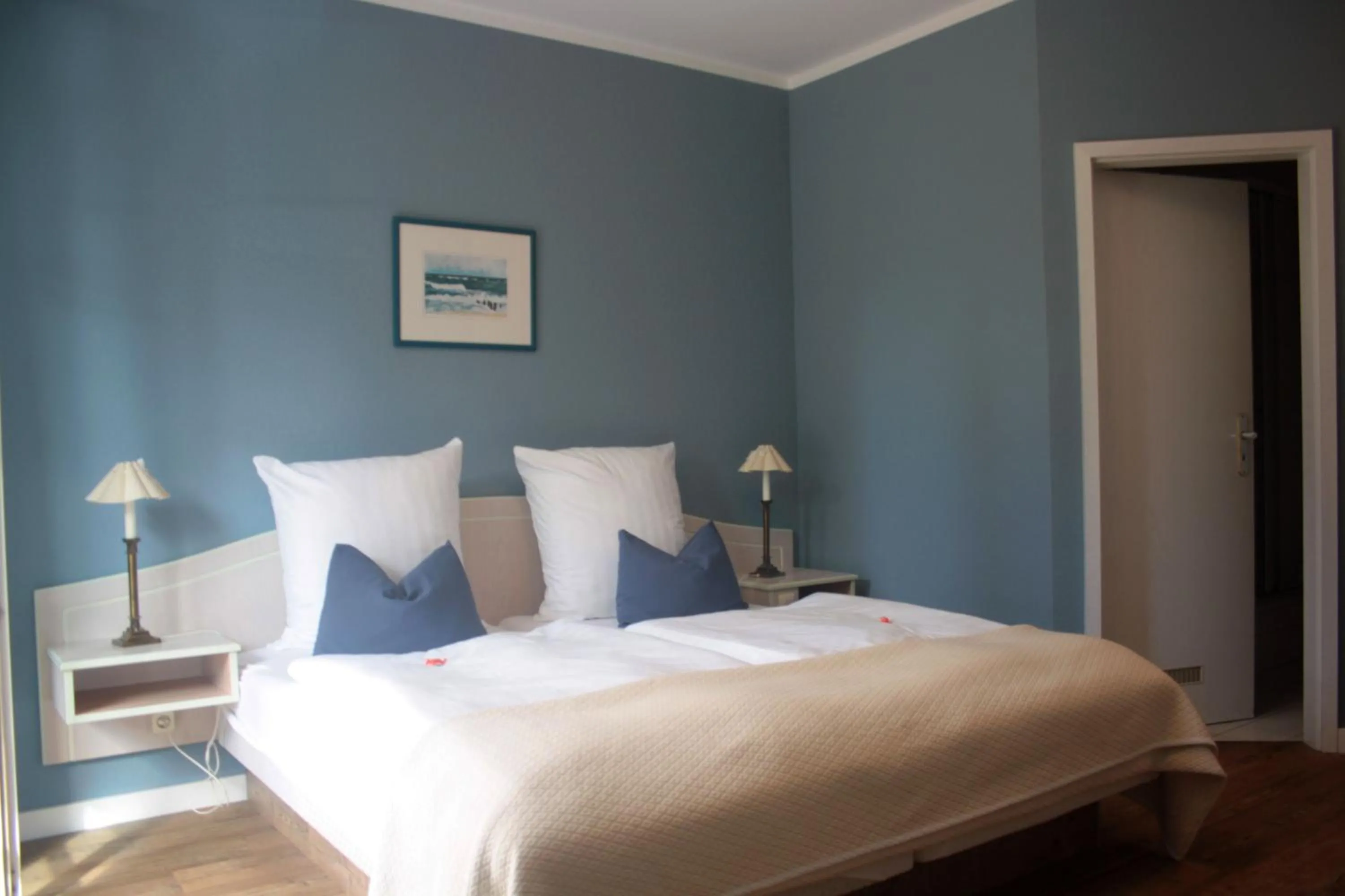 Bed in Hotel Haus Kranich