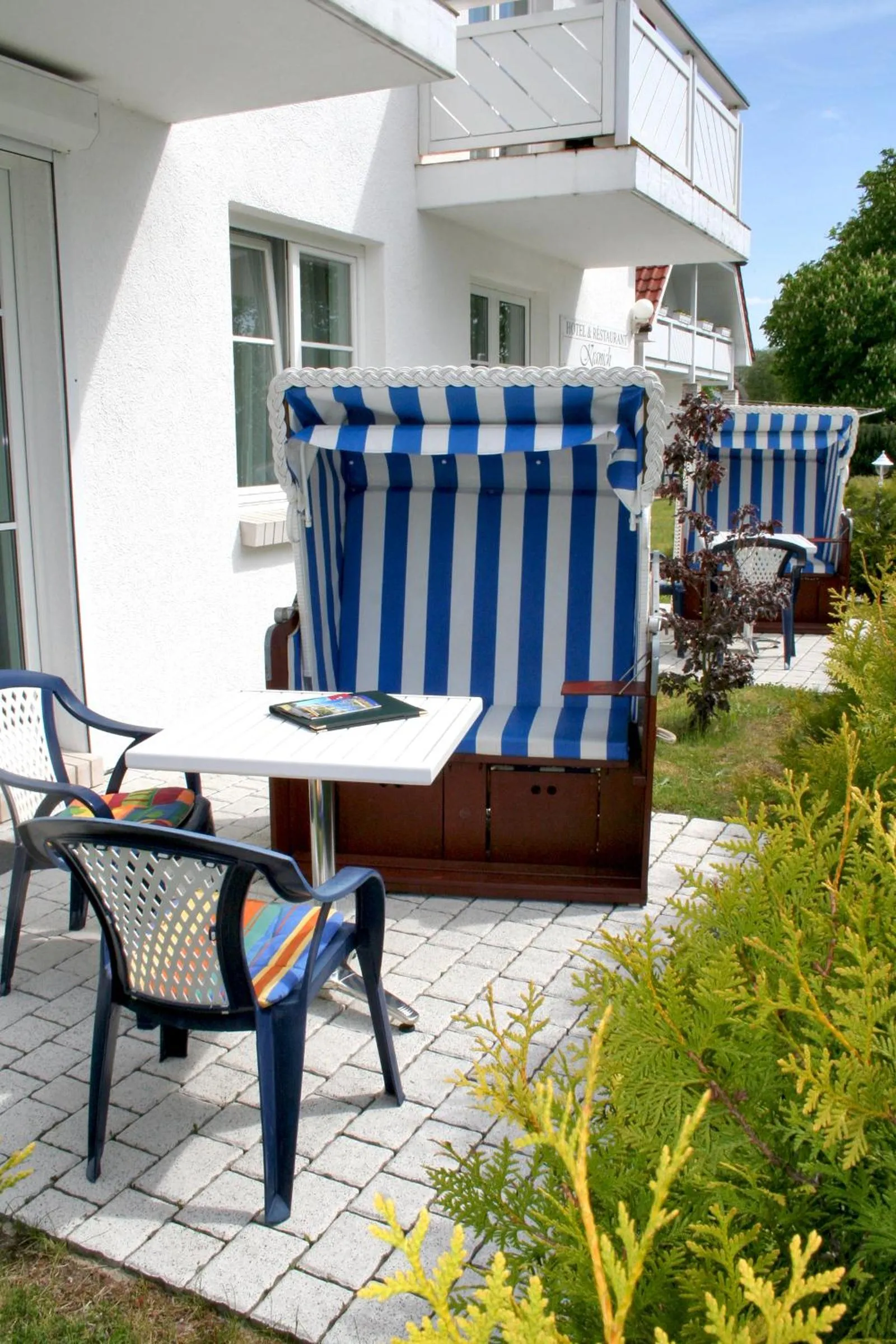 Patio in Hotel Haus Kranich