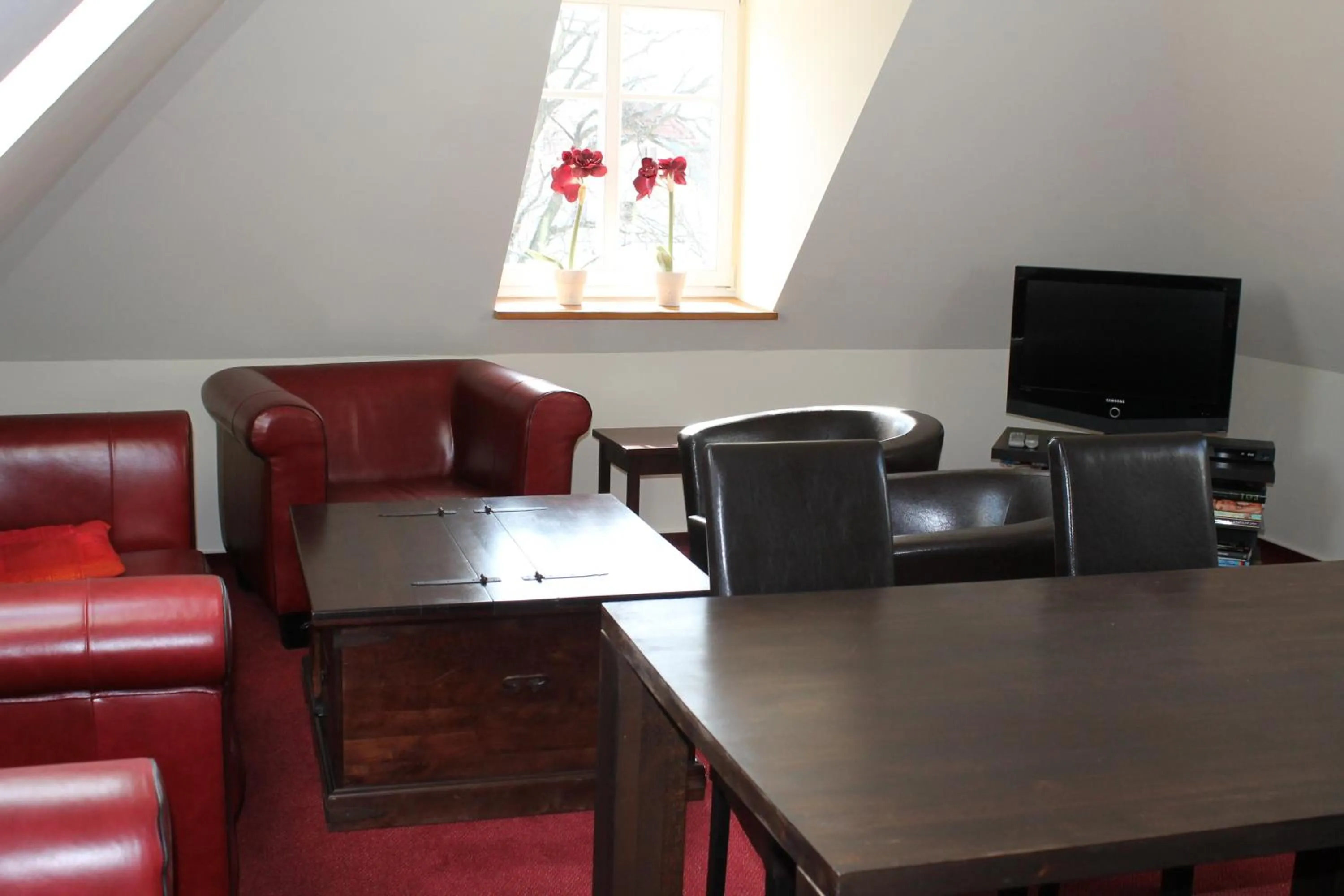 Communal lounge/ TV room in Hotel Haus Kranich