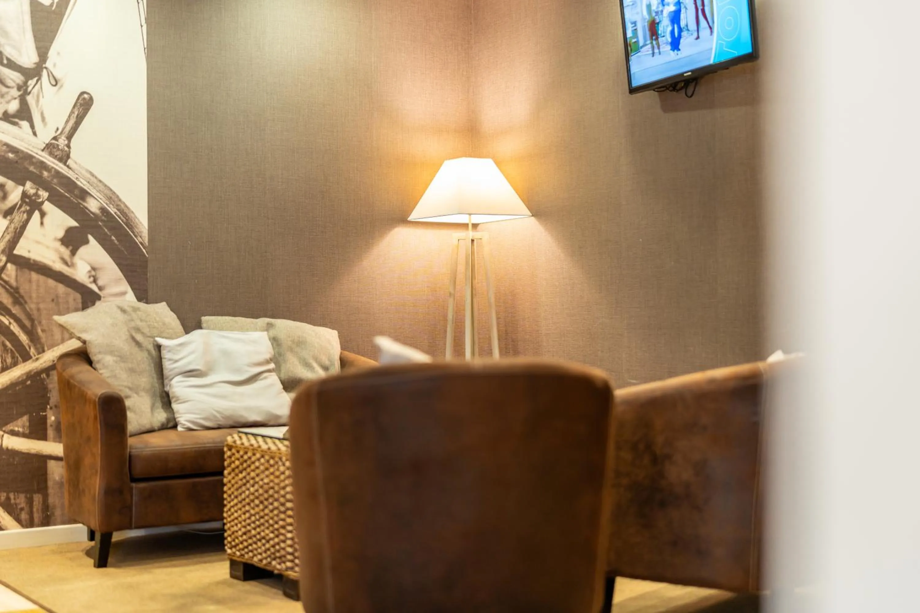 Living room in Hotel Majorca sul Mare in centro a Riccione con Area Fitness