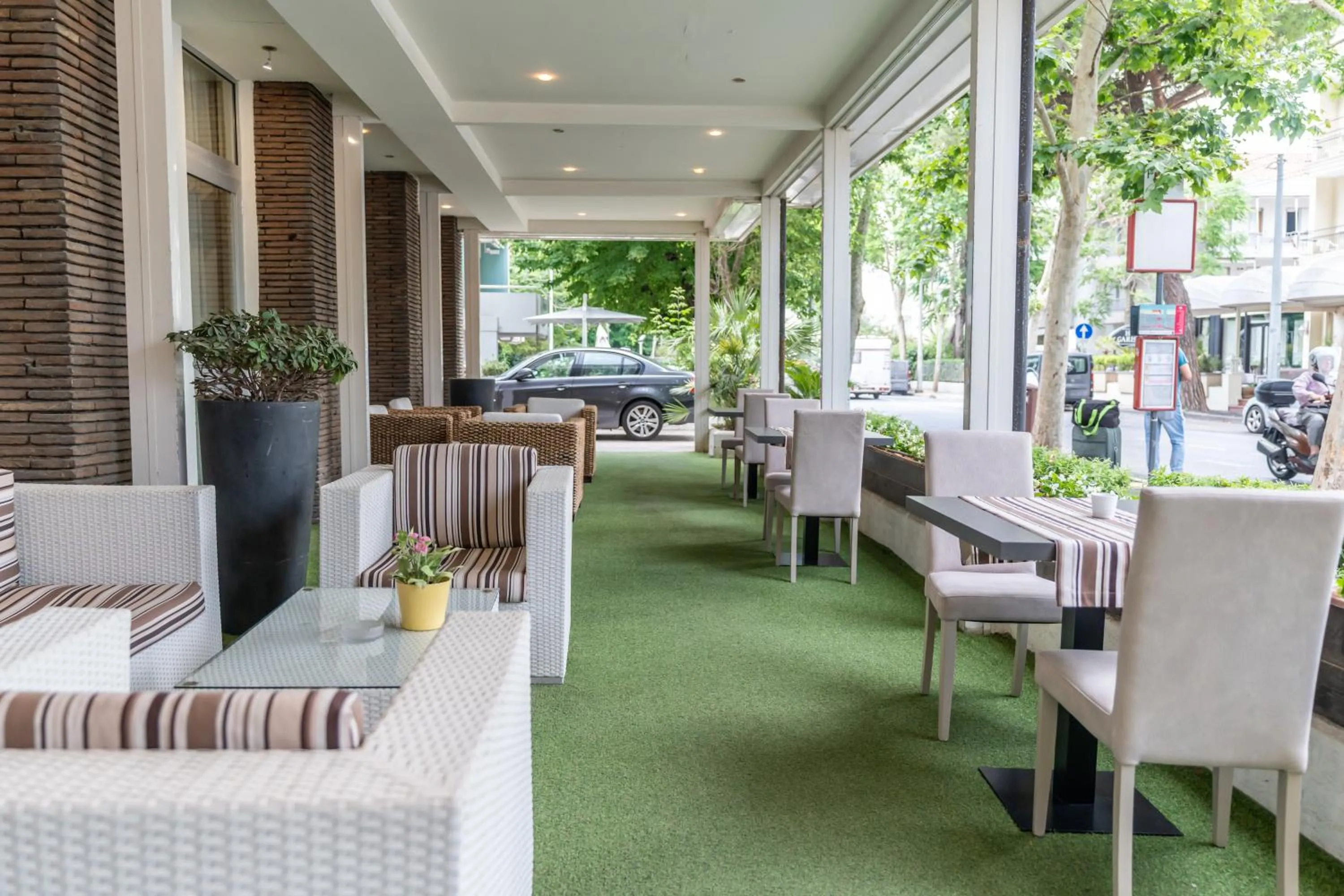 Property building in Hotel Majorca sul Mare in centro a Riccione con Area Fitness