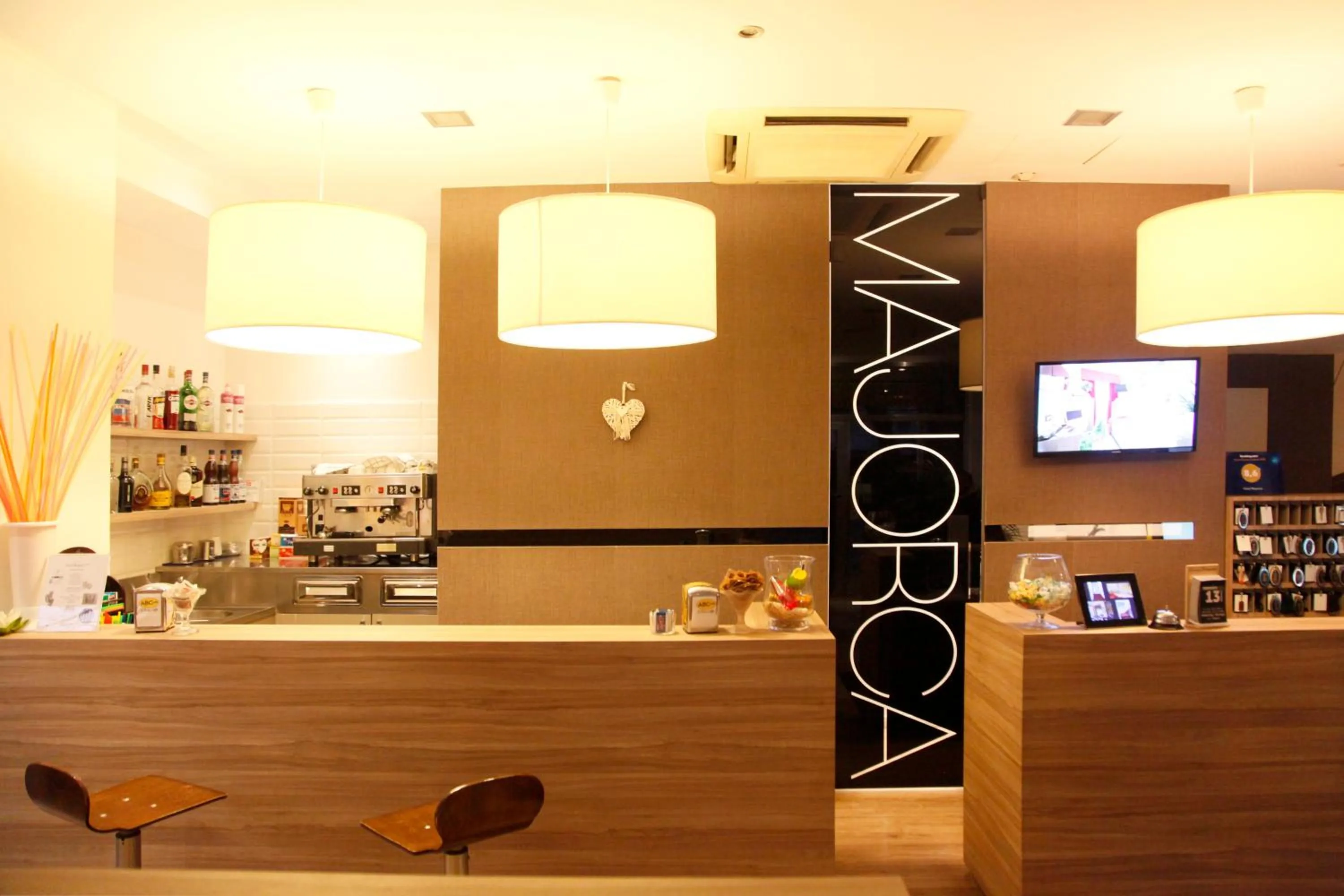Lobby or reception in Hotel Majorca sul Mare in centro a Riccione con Area Fitness