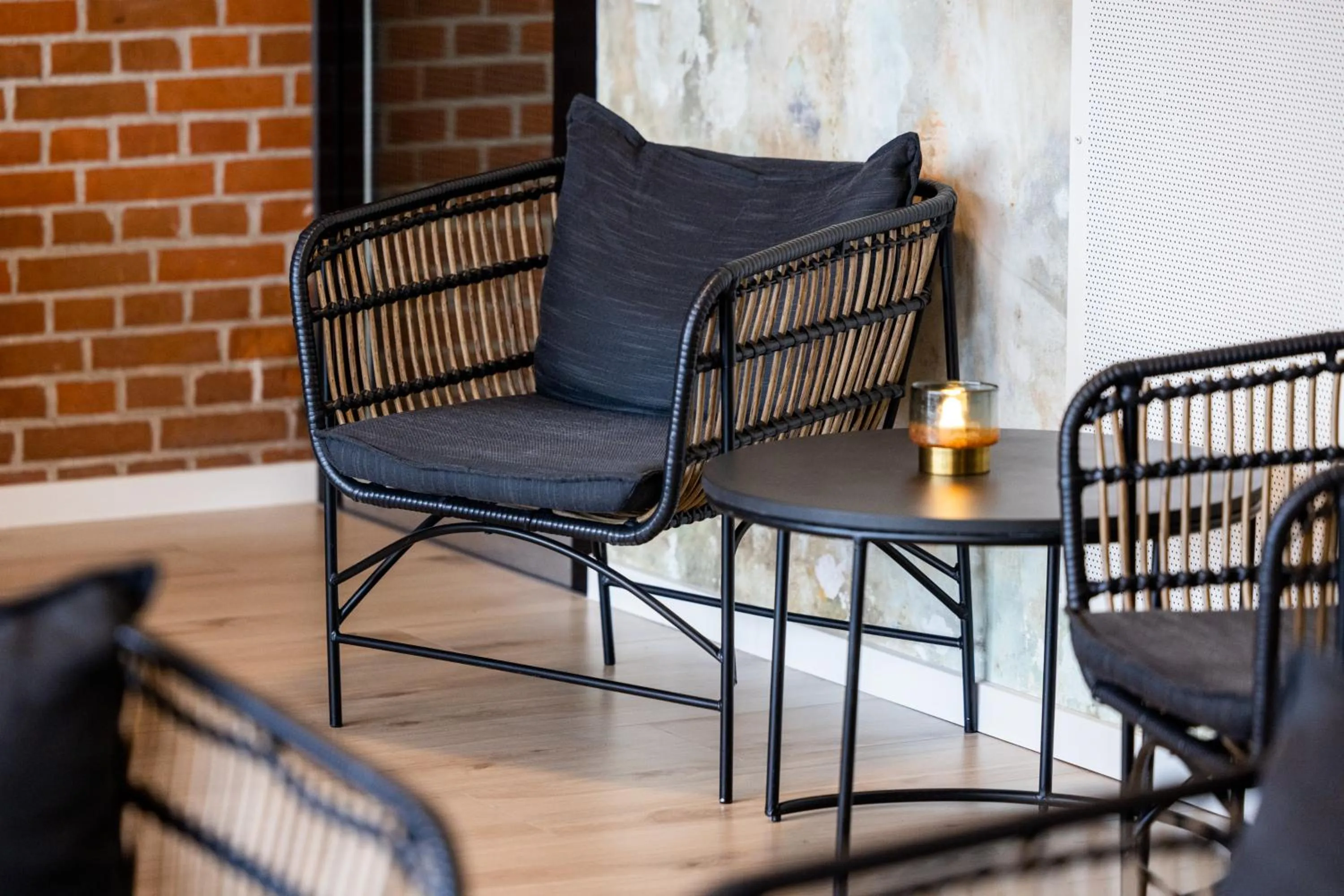 Seating area in Hotel Sønderborg Kaserne